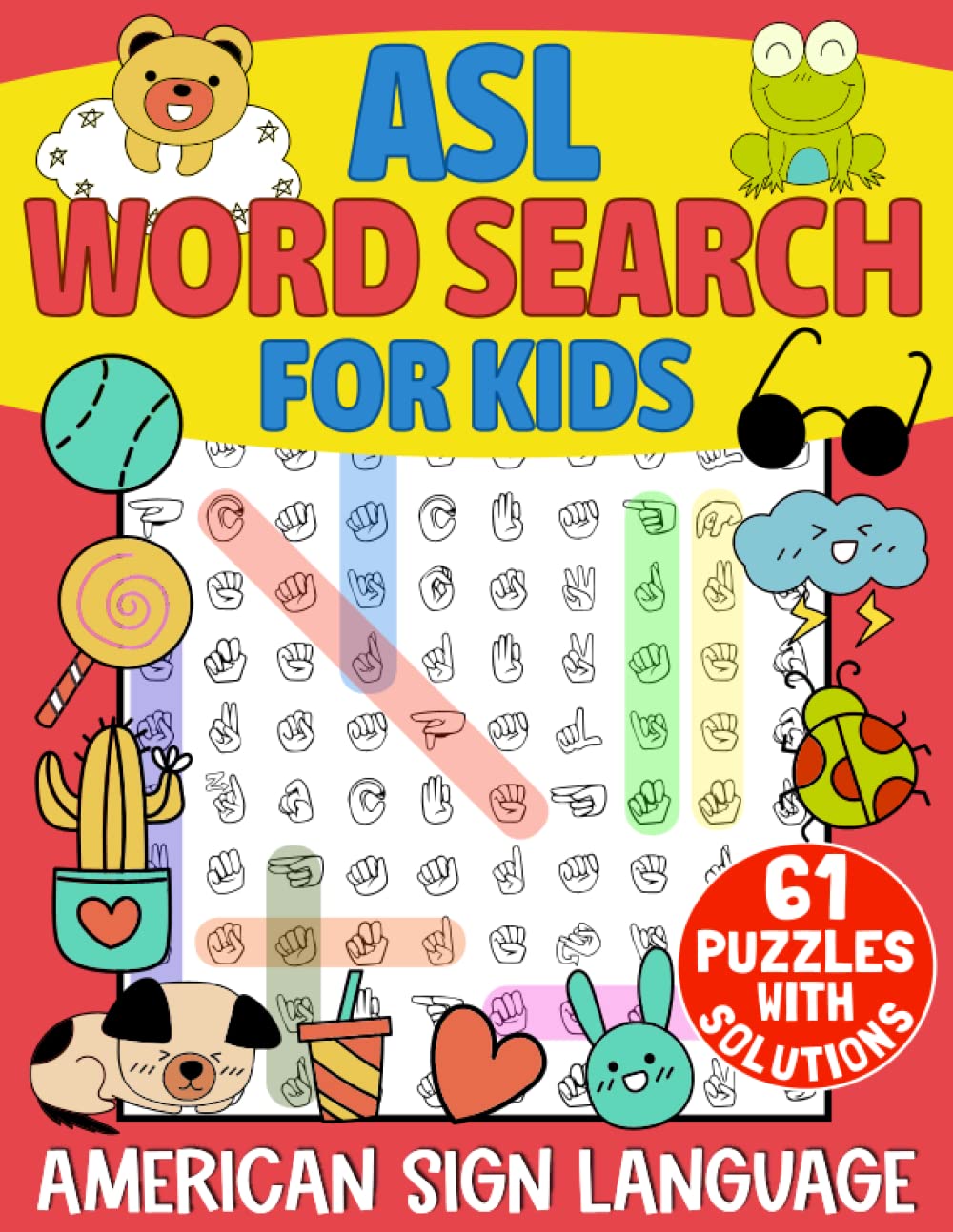 American Sign Language Word Search For Kids: Practice ASL ...