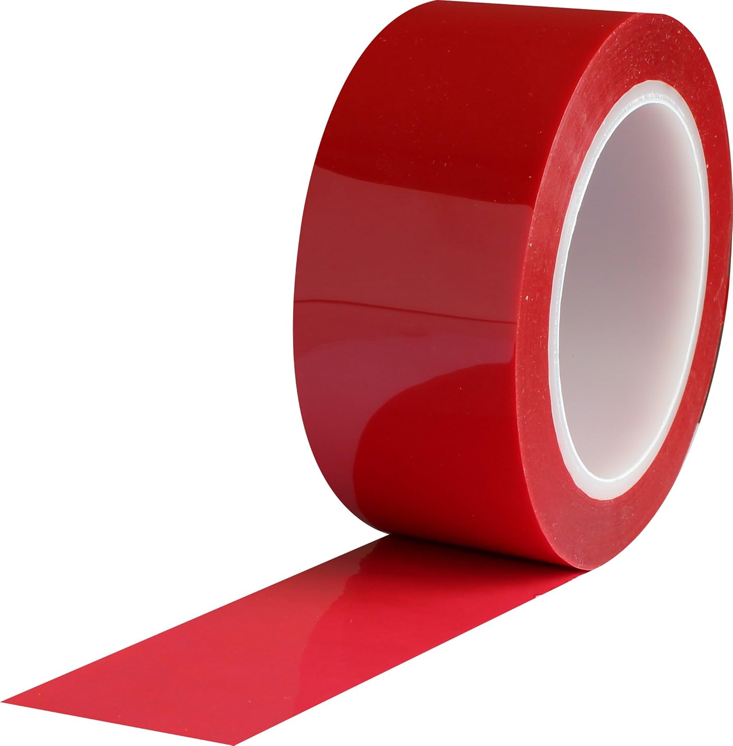 ProTapes Pro 980 Polyester Film Tape, 4200V Dielectric Strength, 72 yds Length x 3" Width, Red (Pack of 16)