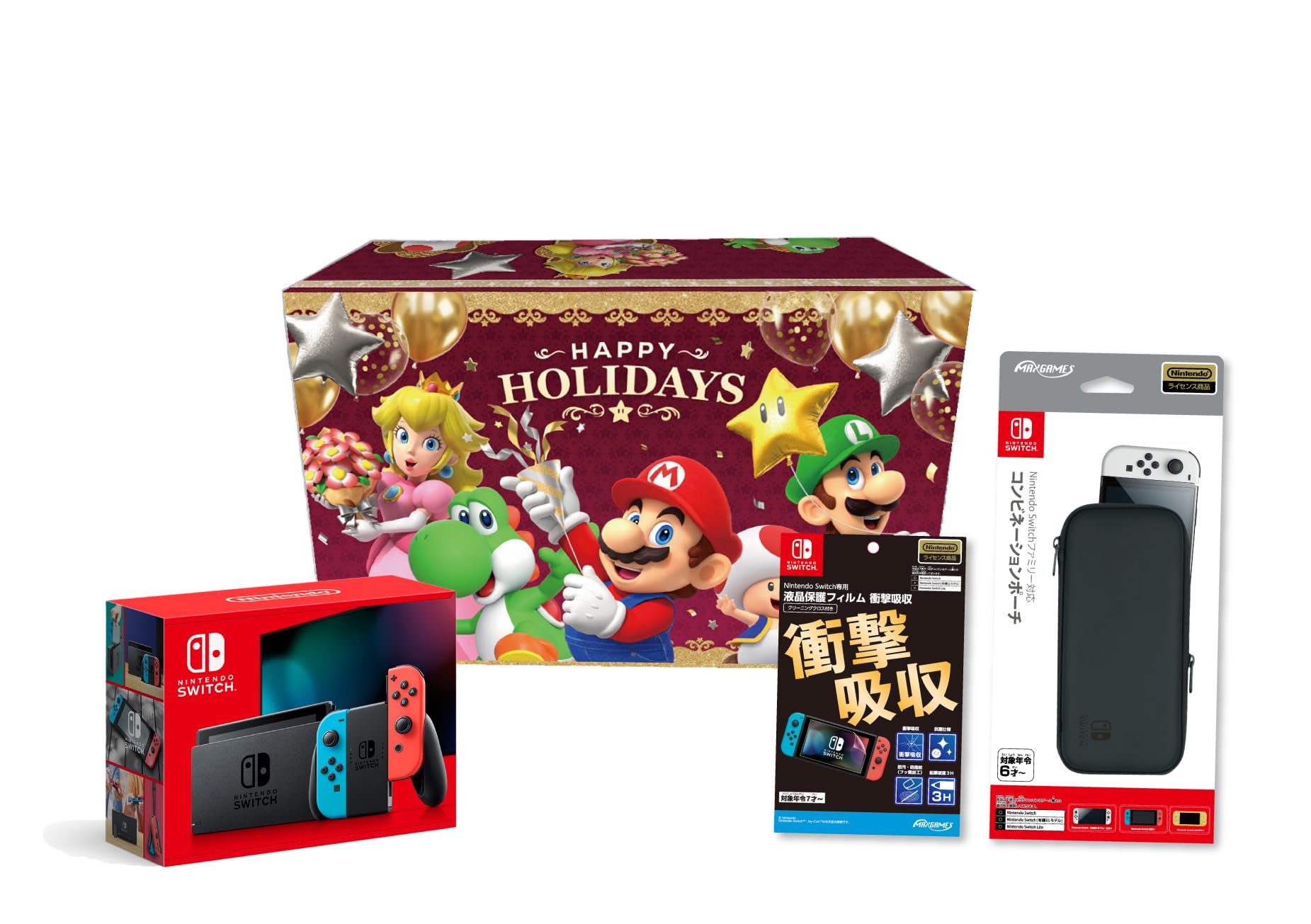 Amazon.co.jp: 【スーパーマリオ ホリデーギフトプレゼントボックス