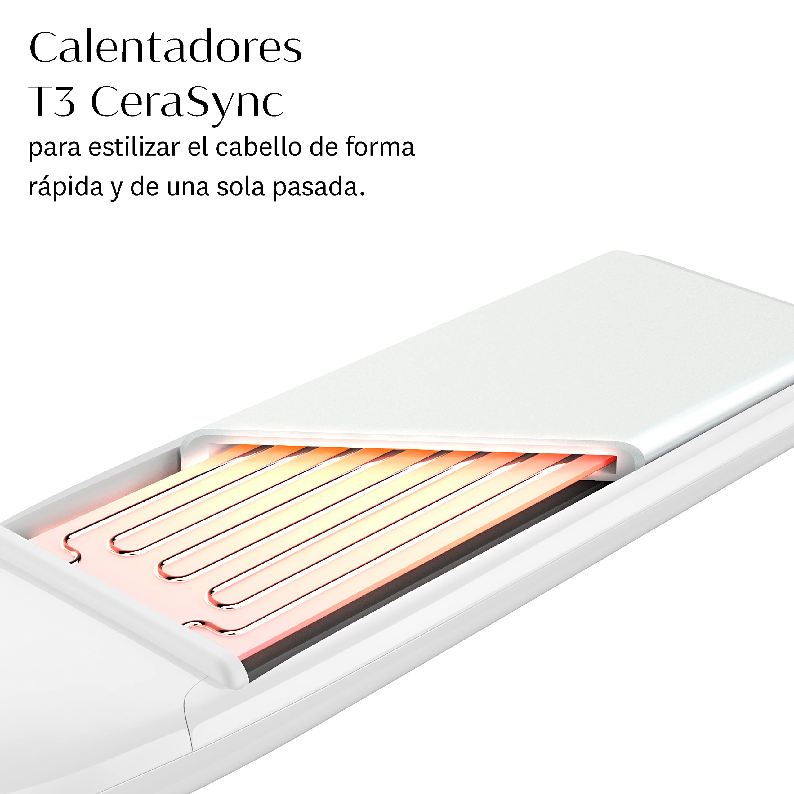 T3 Lucea Plancha de peinado y alisado profesional, 25 mm, con 9 ajustes de calor personalizables para pelo recto, estilo de peinado liso o para ondas o rizos y para todo tipo de cabello