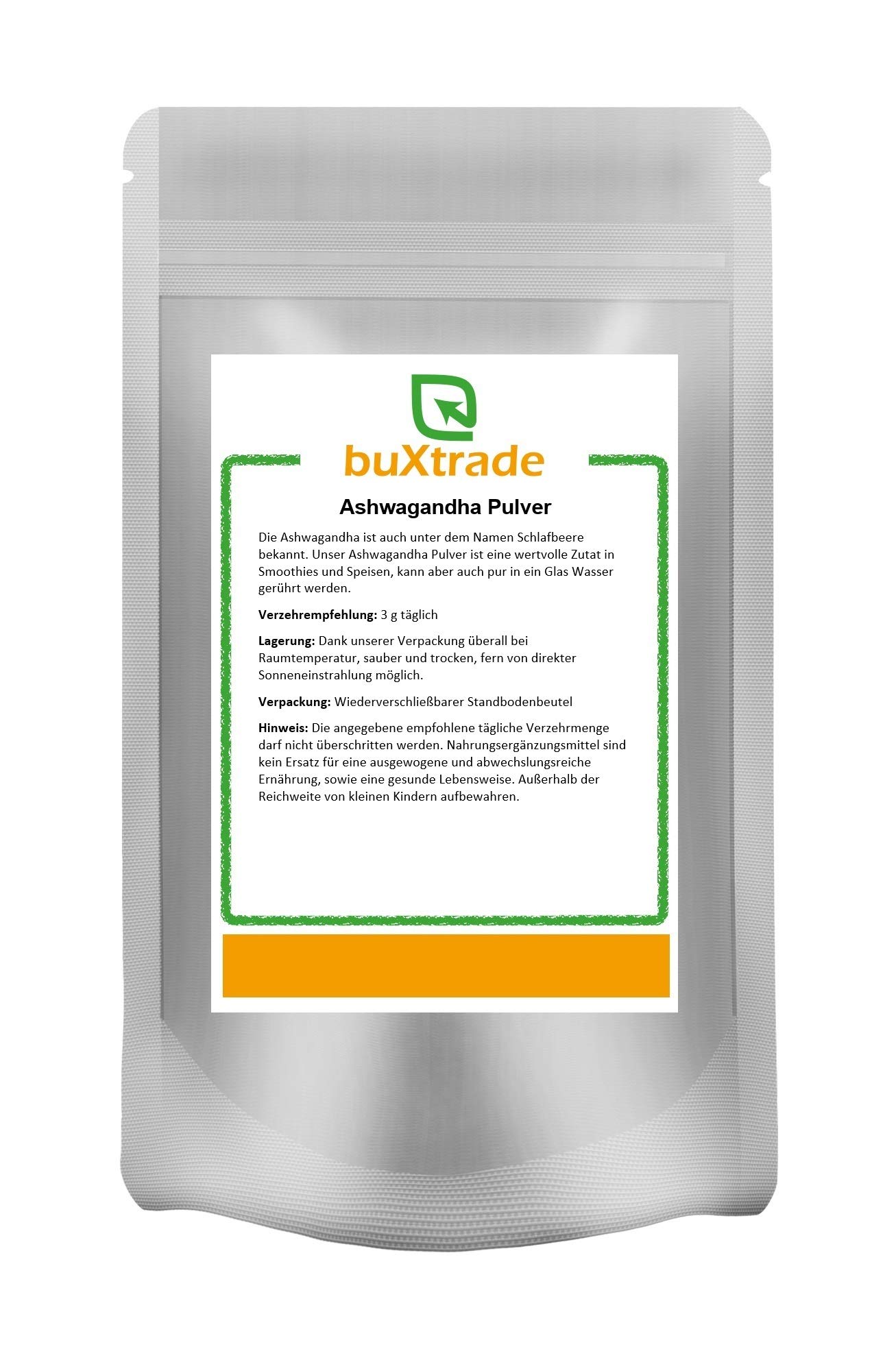 2 kg | Ashwagandha | Schlafbeere | Pulver | Buxtrade