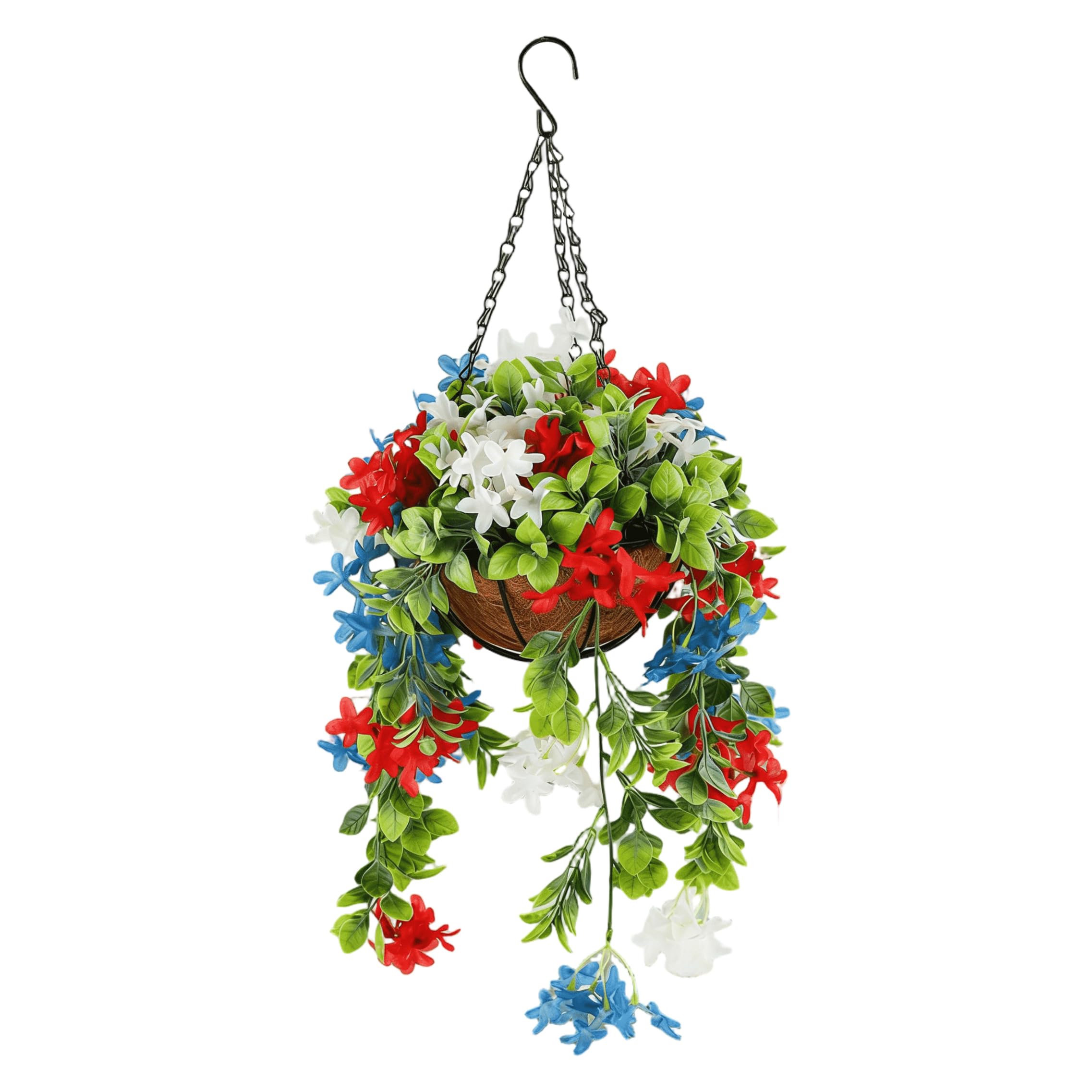 Suspension vibrante décoration intérieure extérieure fleurs 4 Juillet