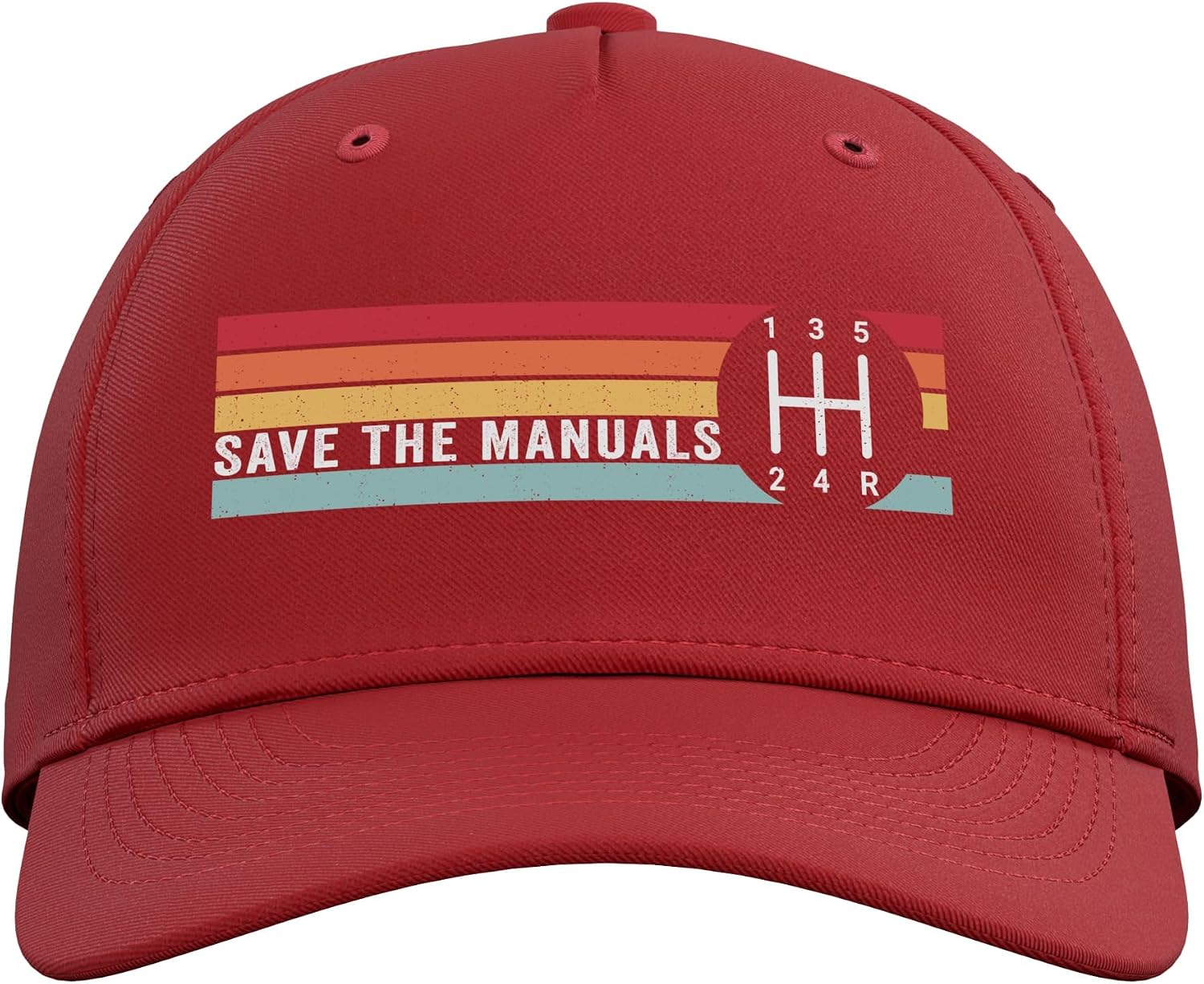 Three Pedals Vintage Save The Stick Manual Transmission Car Adjustable Baseball Hat image 2