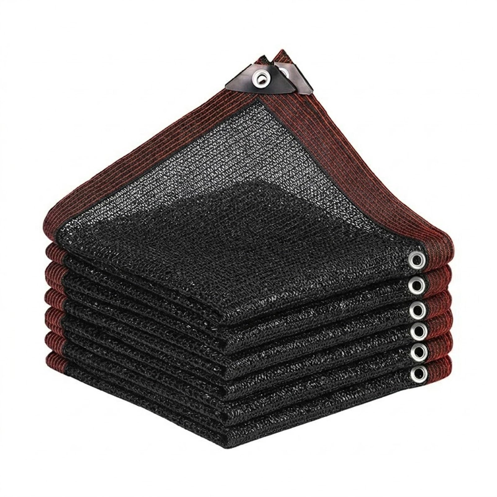 Filet d'ombrage noir avec œillets pour occultation et protection de votre jardin