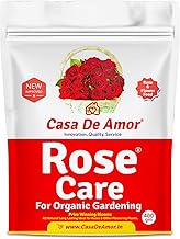 Casa De Amor Rose-Care Fertilizer 400gm – 100% Organic Bloom & Root Booster for Rose Plants, NPK-Rich, Promotes Vibrant Flowers & Strong Stems, Essential Plant Food Powder For Rose Plant