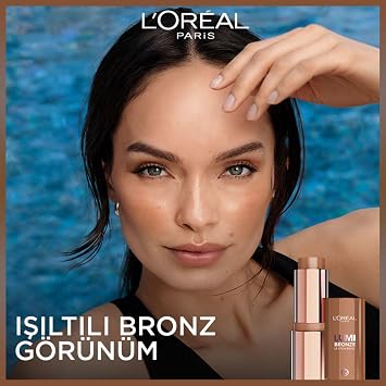 L'Oreal Cosmetics Lumi Bronzlaştırıcı Stick - 110 Toasted Sunlight | Bronzlaşma Çubuğu Kremden Toza, Güneşten Öpülen Işıma, Yapılabilir, Karıştırılabilir ve Asla Kek Yapılabilir, Çubuk Soleil