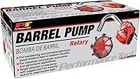 Vista 9 de Bomba de Barril Rotatoria Performance Tool W54270, Bombea Aceites de Viscosidad Ligera a Media, Tubo de Succión de 3 Piezas, Barriles de 30-55