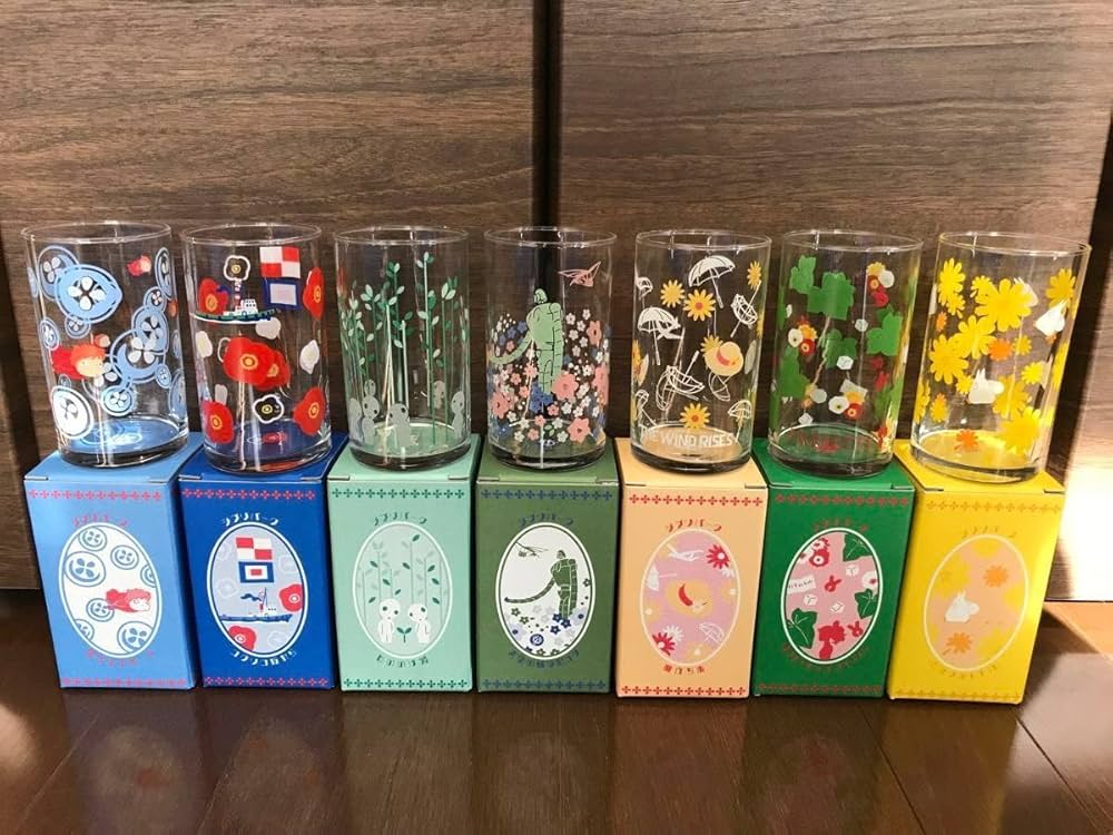 ジブリ - 【ジブリパーク限定】アデリア　グラスコップ　全6種類 Amazon | ノーブランド品ジブリパーク限定アデリアコラボガラス