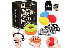 roygra Hand Grip Strengthener - Advanced Hand Exerciser Kit for Improved Grip Strength