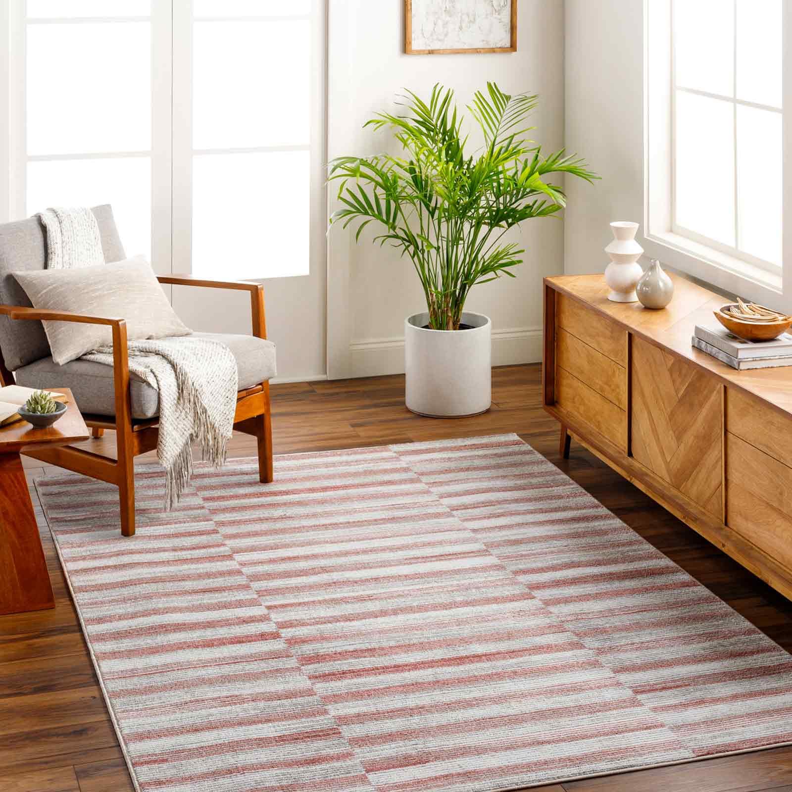 Scandi Modern JONTHAN Area Rug - Black - 160 x 213 cm - Polypropylene/Polyester
