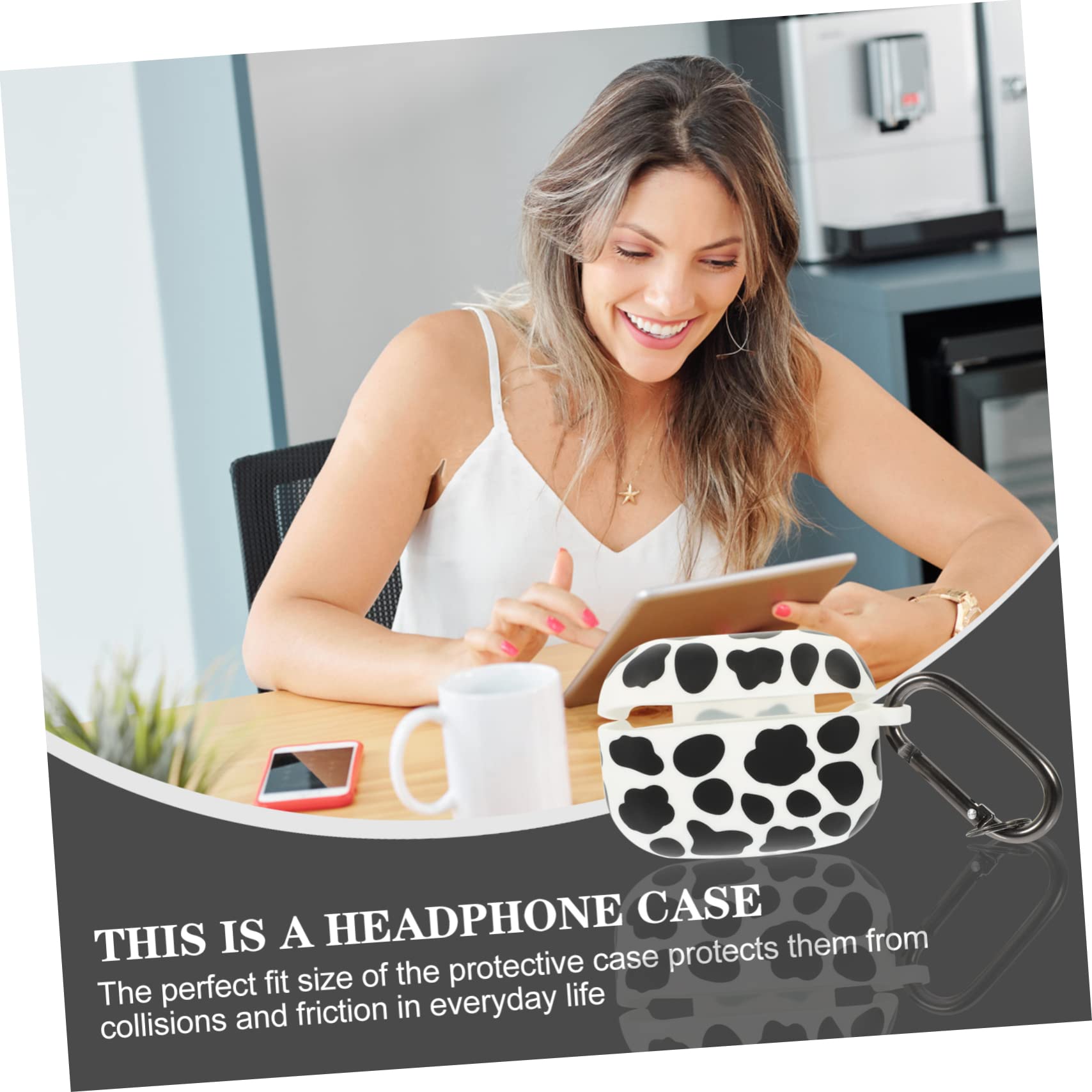 jojofuny 5piezas Funda Diseño De De para Protector y para Auriculares Resistente y Arañazos Sin Retirar