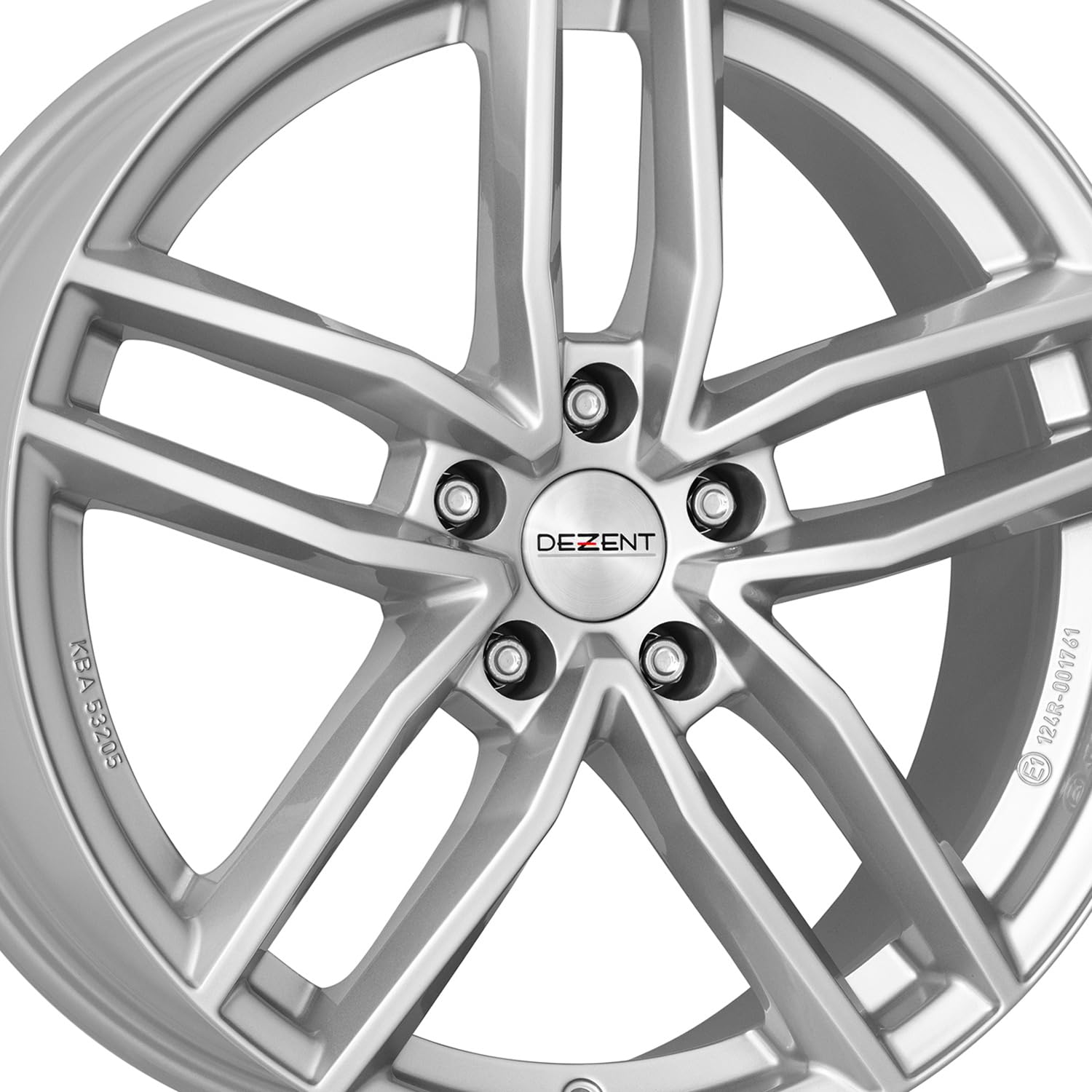 4x Dezent cerchi in alluminio TR silver 7.5Jx18 ET38 5x112