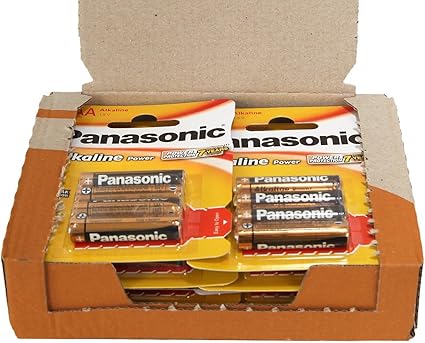 El producto Panasonic POWER LR03 AAA es un pack de 48 pilas alcalinas de 1.5V, distribuidas en 12 blísteres de 4 pilas AAA cada uno.