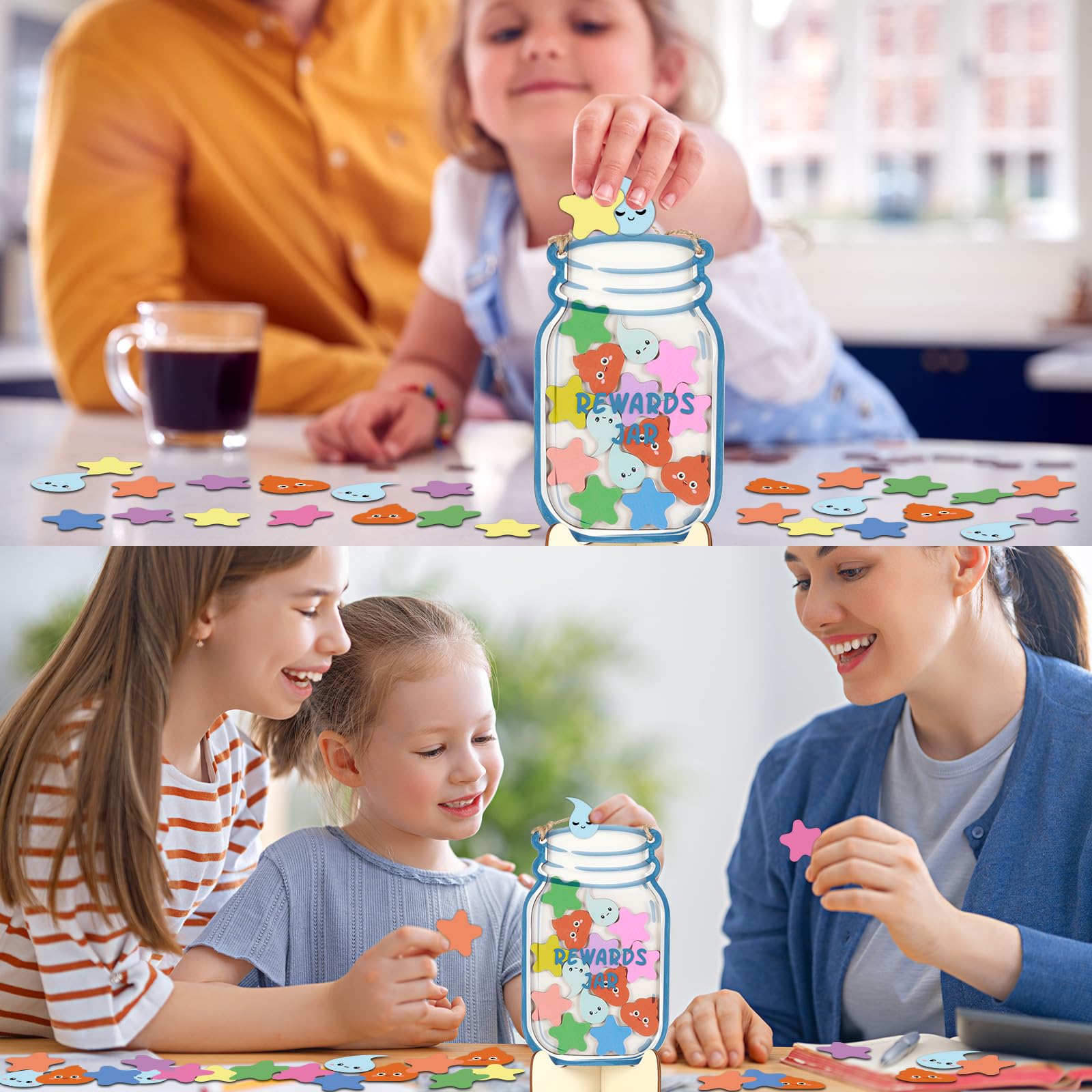 Star Jar Reward System Stars Reward Jar For Kids - Behavior Chart ...