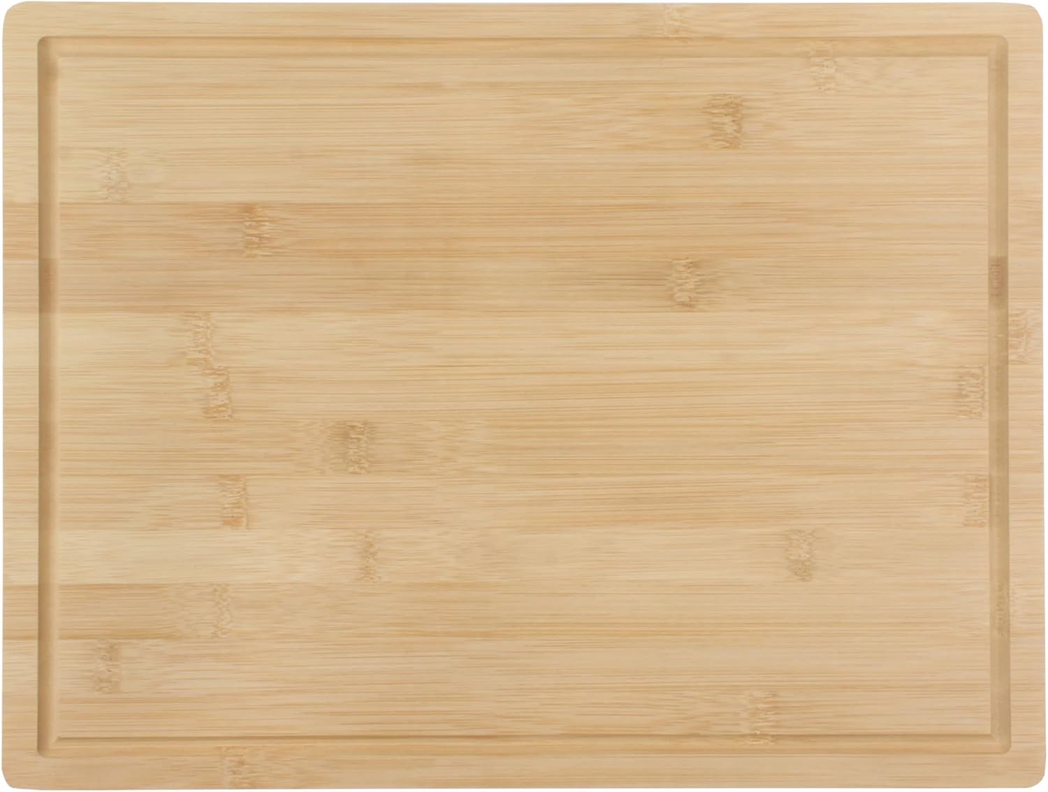 BambooMN Premium Bamboo Natural Two-Tone Kitchen Cutting and Serving Board, Small - 12" x 8" x 0.75" - 3 Piece