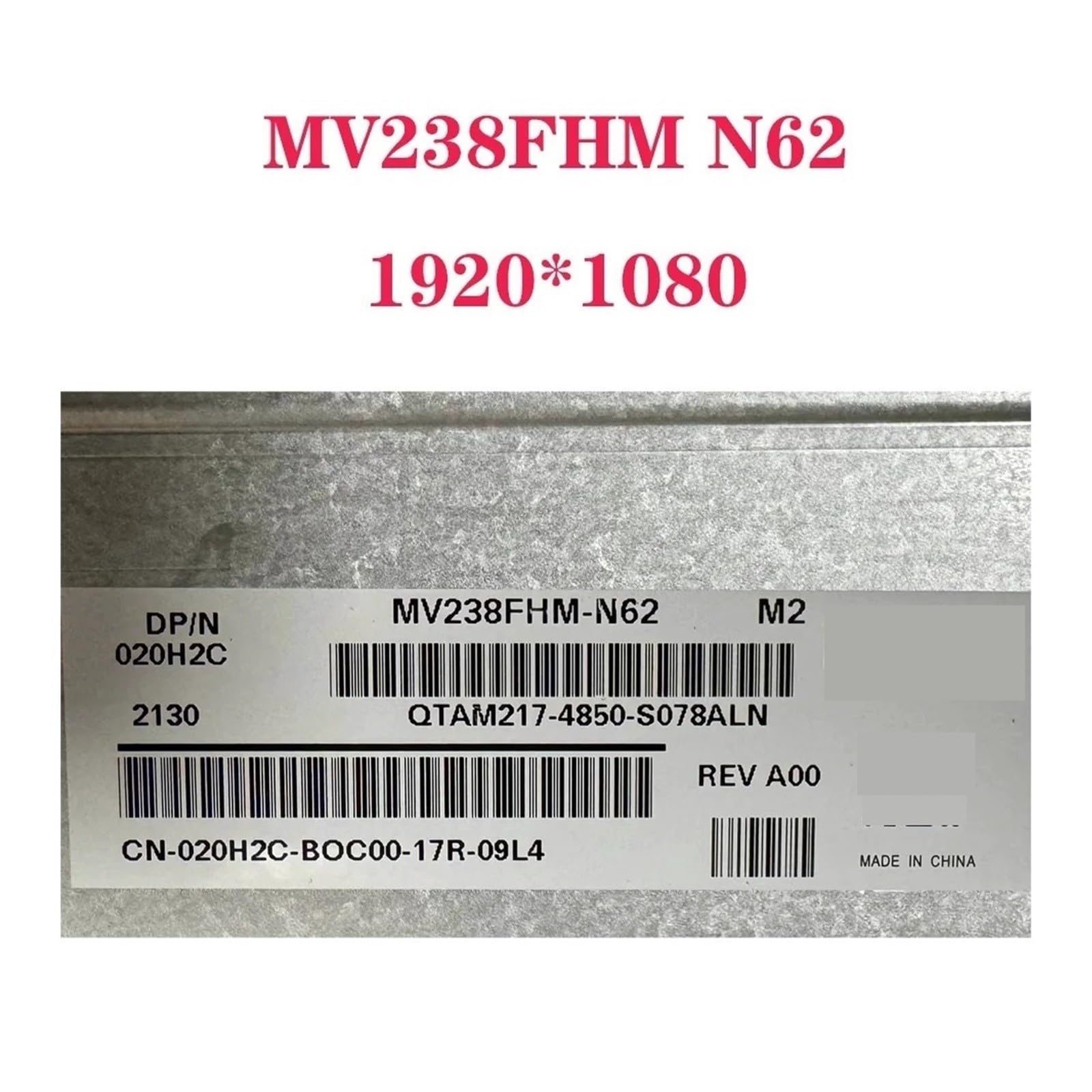Reemplazo De Pantalla LCD De 23,8 "para MV238FHM N62 IPS FHD 1920 * 1080 MV238FHM-N62 Pantalla Táctil Digitalizador Montaje Panel Táctil