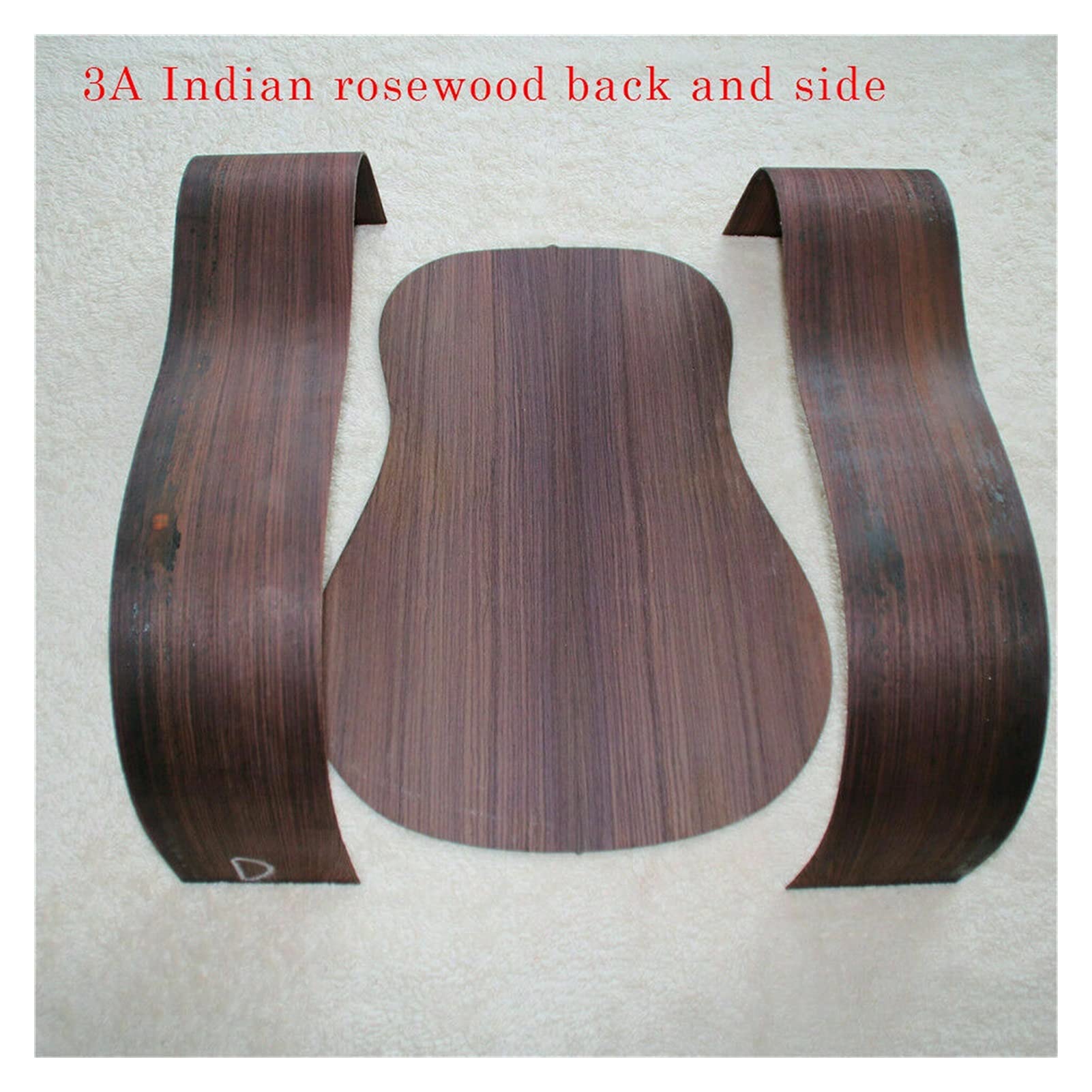 Gitarrenbausatz 1 Set. DIY. Unfertiger akustischer Gitarrenstil 41inch OM D- Art der abgerundeten Ecke Akustikgitarre DIY. Kit Unfertiger DIY Gitarrenkörper