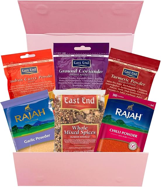 Essential Indian Curry Spice Kit- Authentic Collection Spices and Seasonings | Perfect Refill for Kitchen Spices 100g Bags