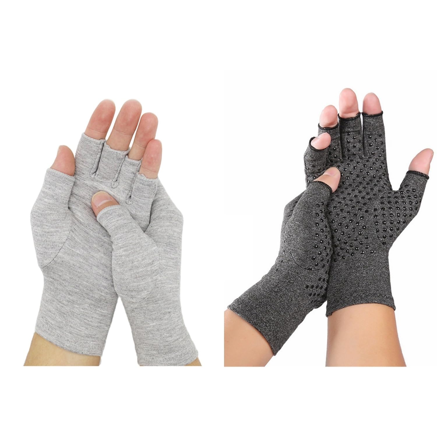 MEIION Premium Compressie Handschoenen Kompressionshandschuhe für fingerloser Winddicht und warm kann zum Tippen auf Einer Computertastatur oder Schreiben mit einem Stift verwendet Werden