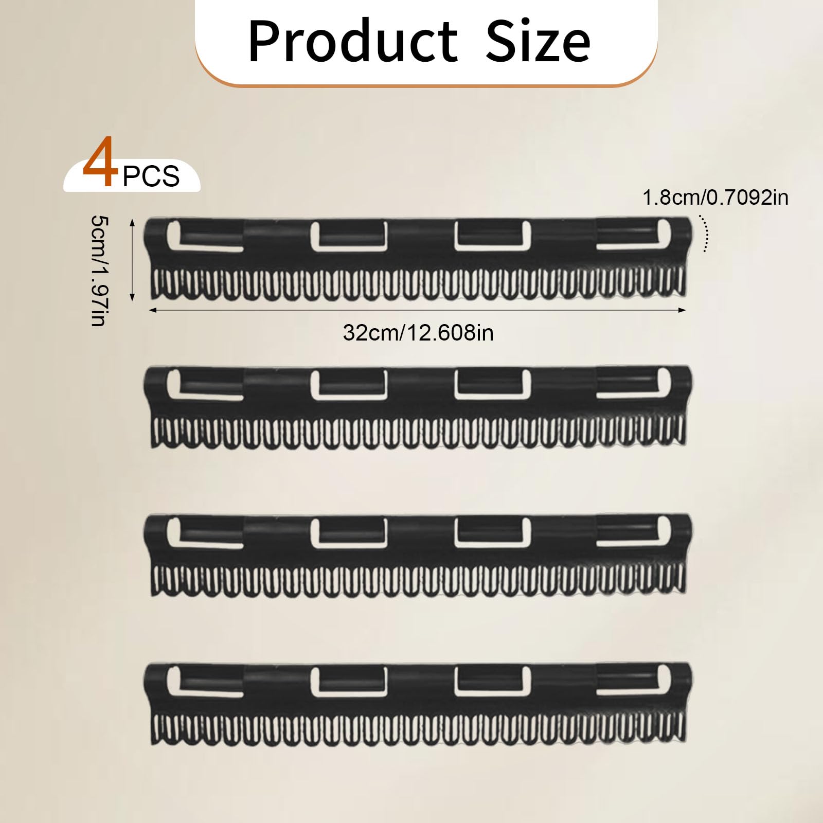 Lot de 4 séchoirs à chaussettes pour vêtements - Coupe-vent - Accessoires de linge pour étendoir à linge - Séchoir à linge - Cintre en plastique à suspendre pour chaussettes, sous-vêtements