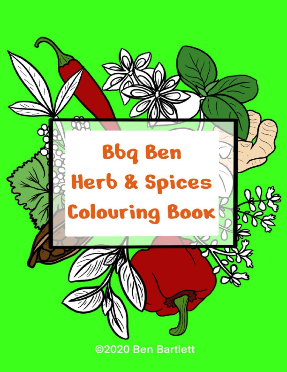 BBQ Ben Herb & Spices Colouring Book