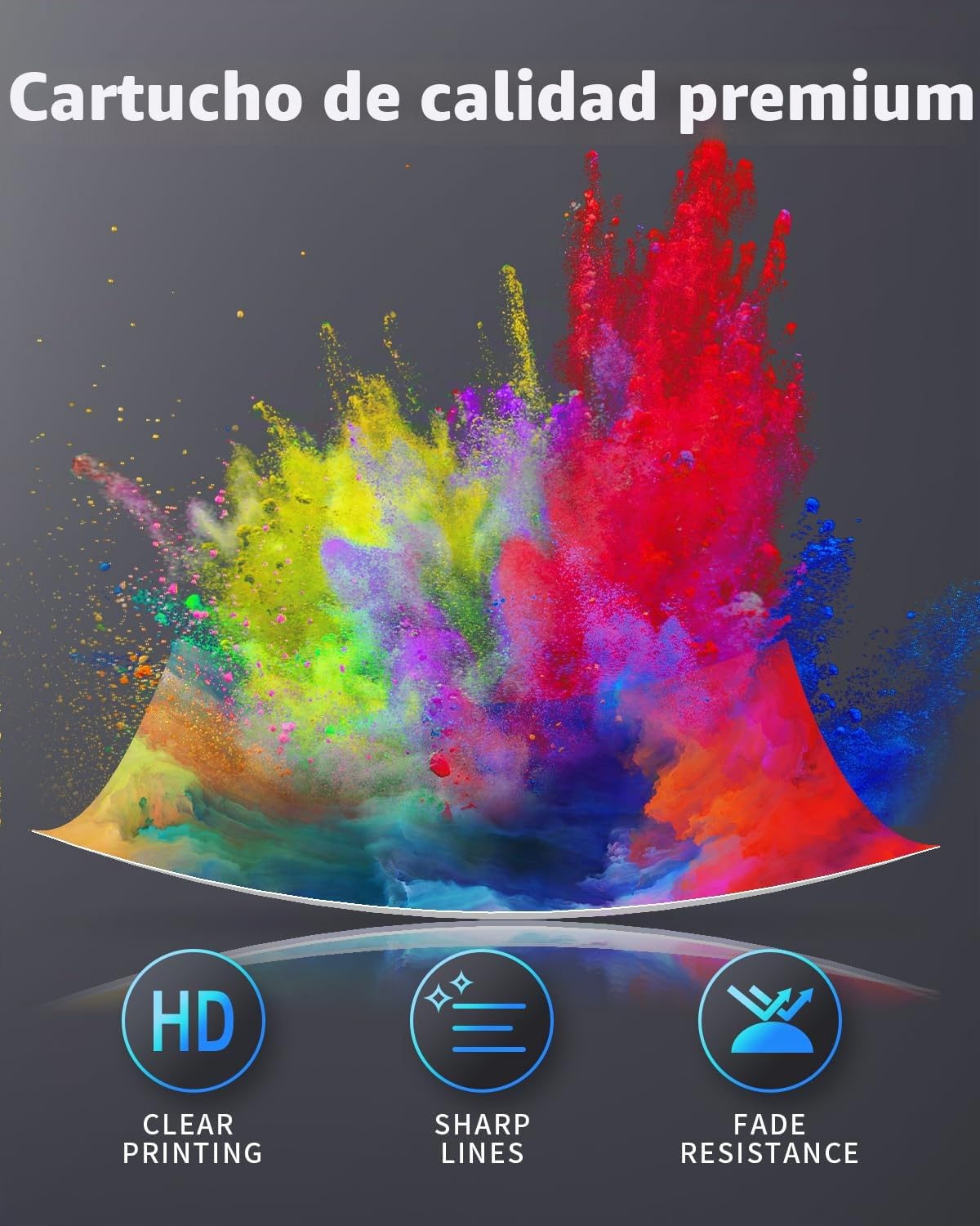 INK4U 207X Cartucho de tóner (con Chip) Compatible con HP 207X 207A Compatible con HP Color LaserJet Pro MFP M283fdw M282nw M255dw M255nw M283fdn M283cdw W2210X W2211X W2212X W2213X ( Pack de 4 )