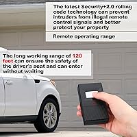 Vista 4 de Kingdder 2 piezas mando a distancia para puerta de garaje compatible con Linear Delta 3 DT DTA DTD DTC DNT00002A 8 interruptores DIP 310 MHz