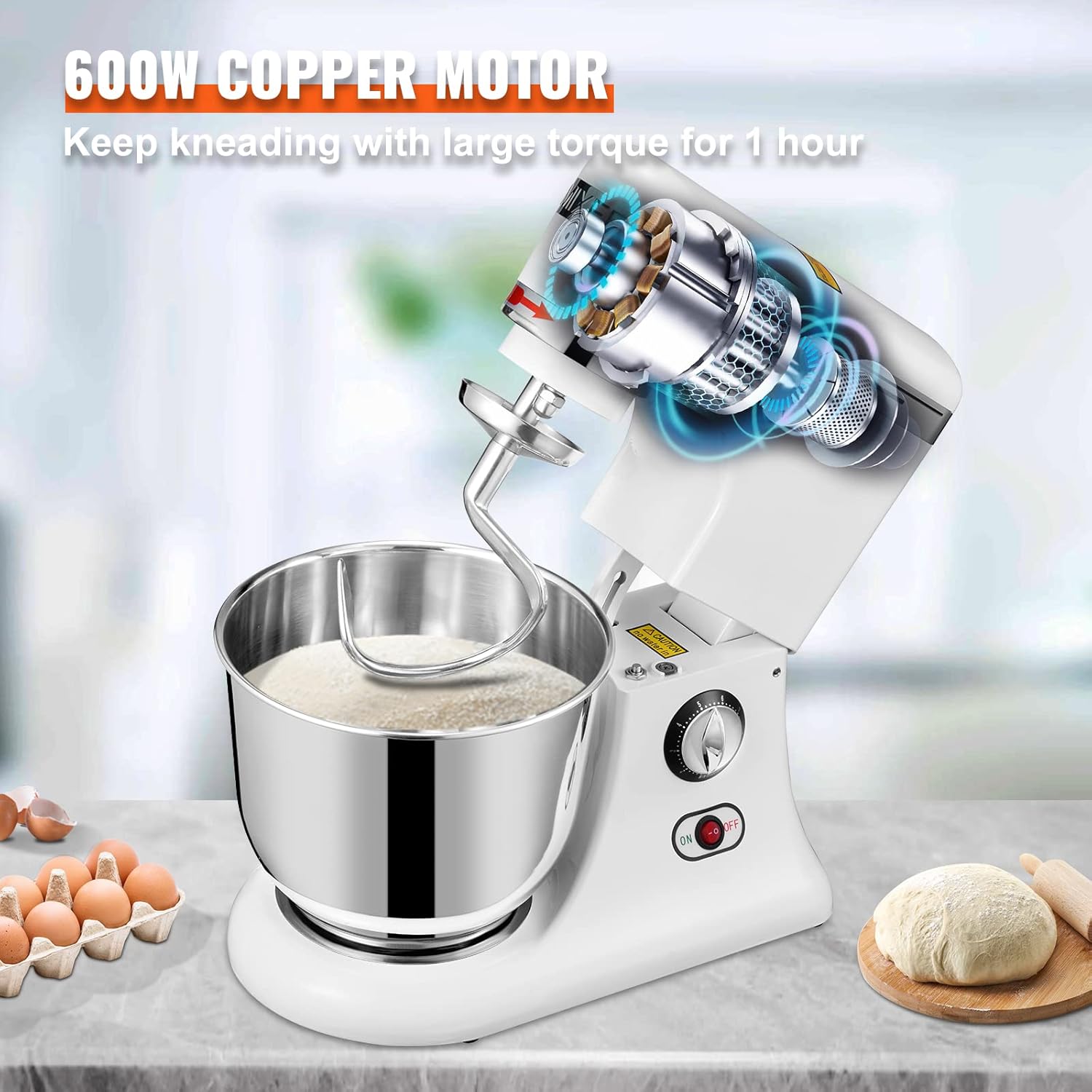 VEVOR Stand Mixer with dough hook