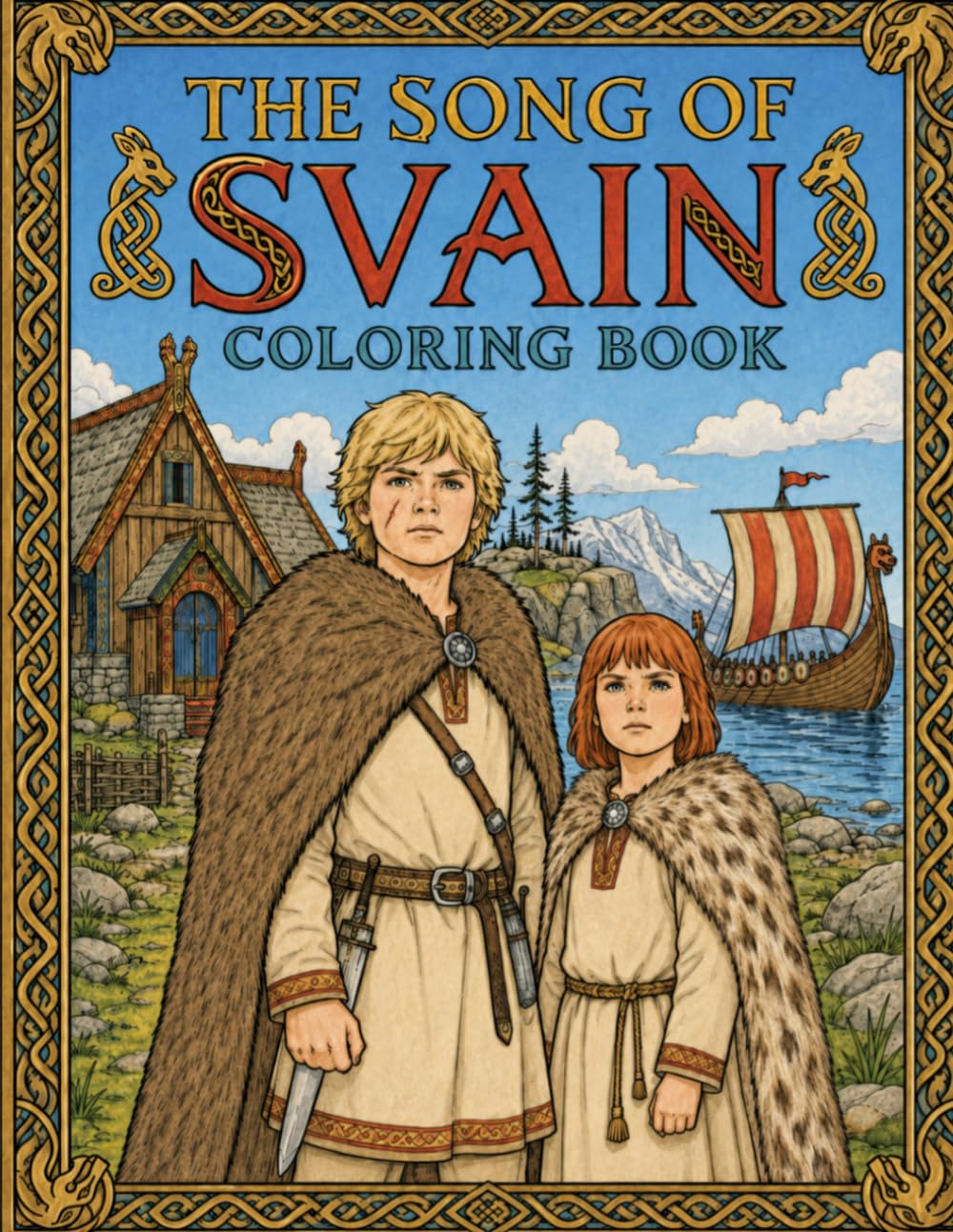 The Song of Svain Coloring Book