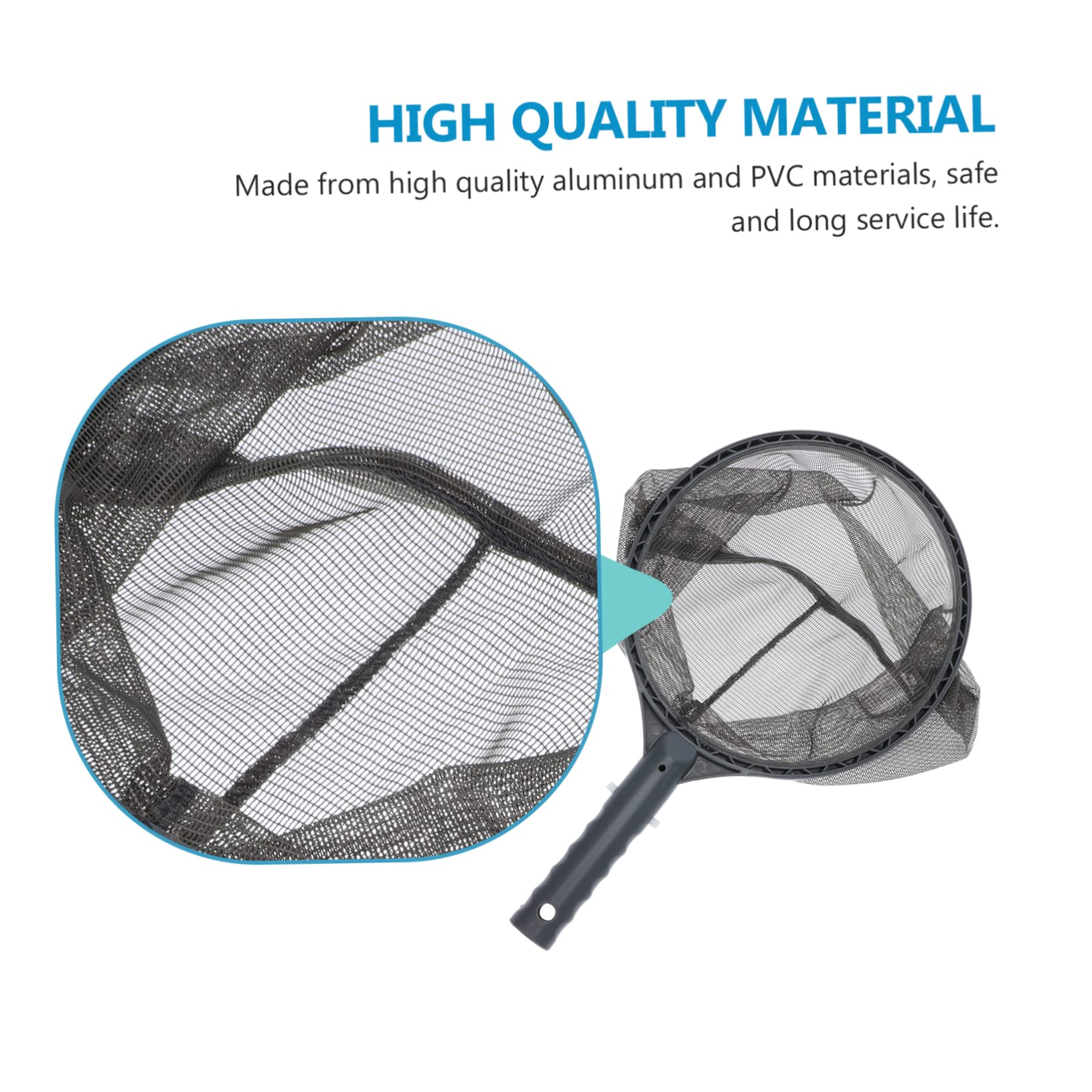 TOYANDONA 3 Pièces Épuisette de Nettoyage pour Piscine Outil de Nettoyage pour Étang Filtre Débris avec Maille Fine et Odeur