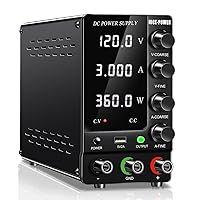 Vista 18 de NICE-POWER Fuente de alimentación CC variable 30V 10A, fuente de alimentación de banco de CC regulada de conmutación ajustable con interruptor