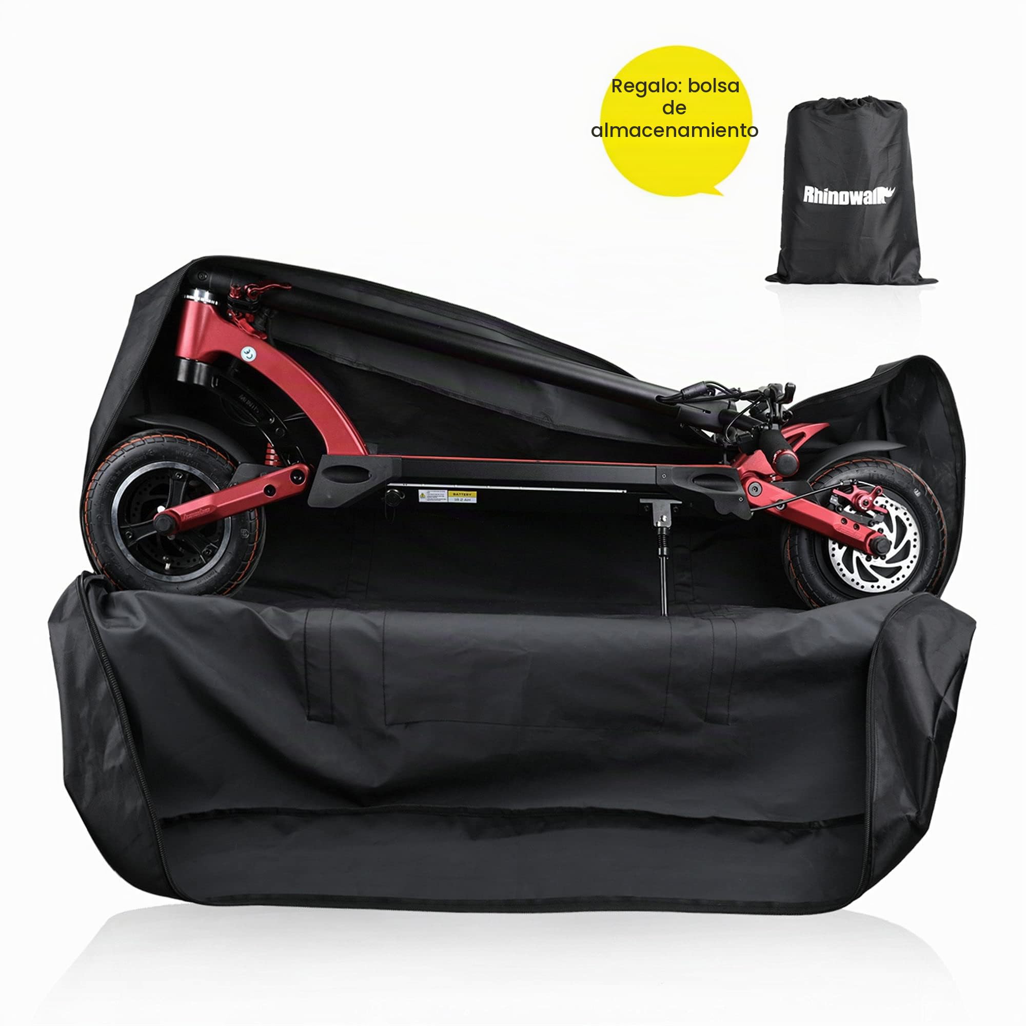 UBORSE Bolsa de Transporte E-Scooter Portable Bolsa para Patinete Eléctrico Funda de Transporte Plegable para Patinete Xiaomi Mijia M365 Segway Bolsa de Almacenamiento para Viaje