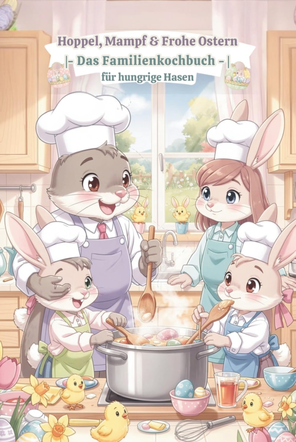 Familienkochbuch für hungrige Hasen: Hoppel, Mampf & Frohe Ostern