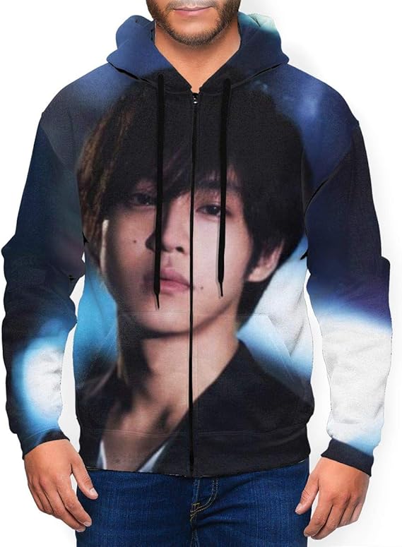 Amazon Co Jp メンズ 松坂桃李 4 パーカー 長袖 3dプリント 創意デザイン 厚手服 コートファッション ヒップホップ 面白い フード付き スウェット春秋冬服 ファッション
