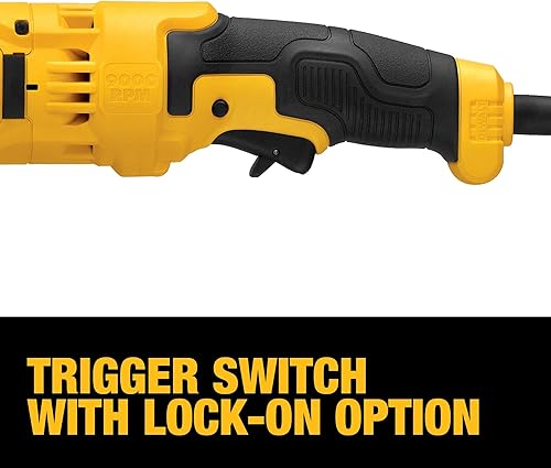 Miniatura 5 de DEWALT Herramienta de amoladora angular, 4-1/2 pulgadas a 5 pulgadas, interruptor de gatillo (DWE43113)