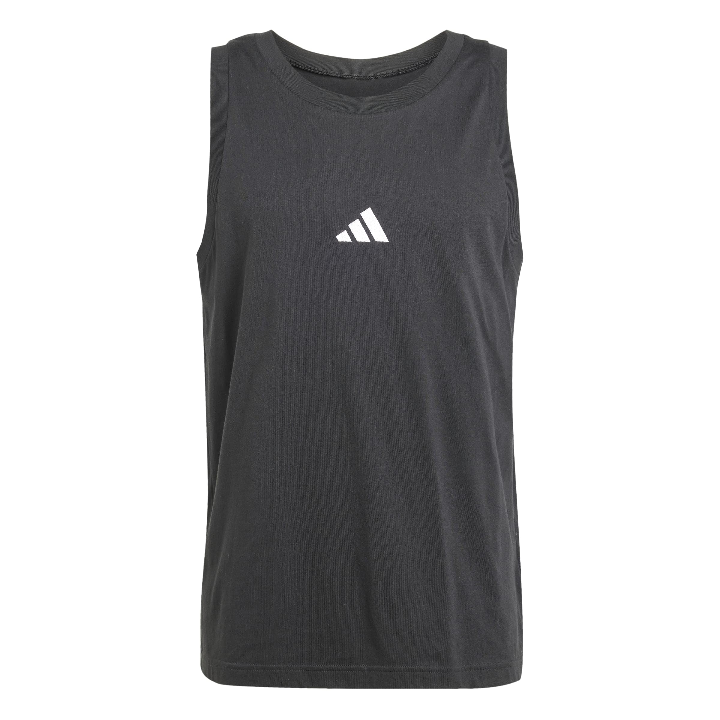 Adidas Men's Noir Basic Jersey Tank Top Essentials Small Logo