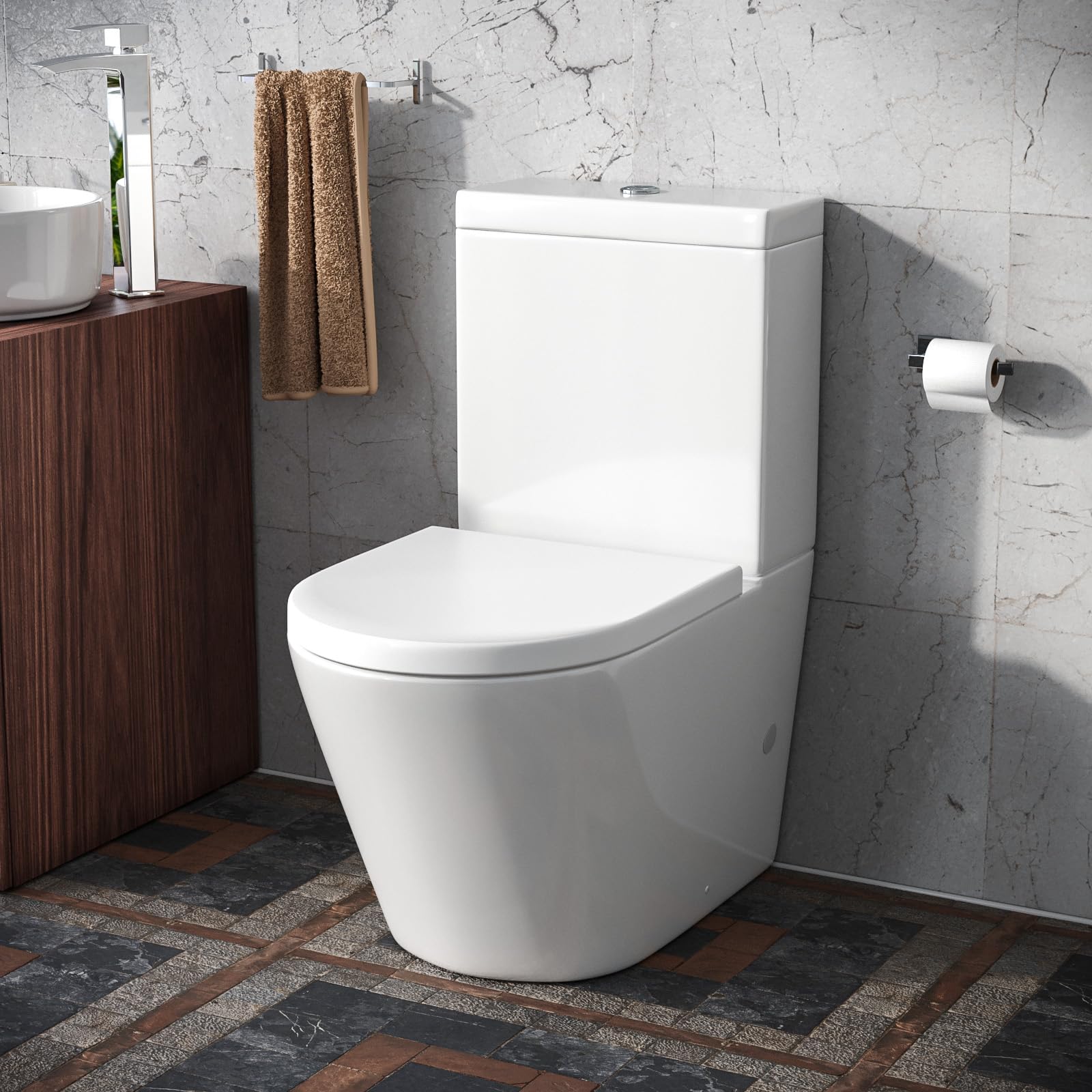 Magus Close Coupled Toilet With Soft Closing Seat 7427009353273