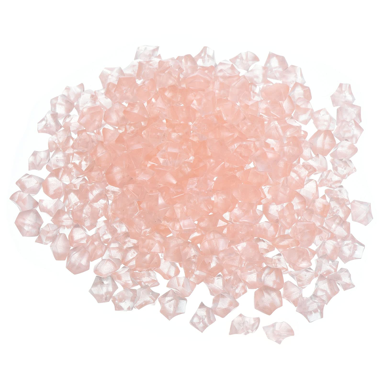 sourcing map 800pcs Glow Rocks 8-10mm Glow Pebbles Decoration in the Dark Luminous Stones Decor DIY Decorative Light Pink for Garden, Potted Plant, Fish Tank