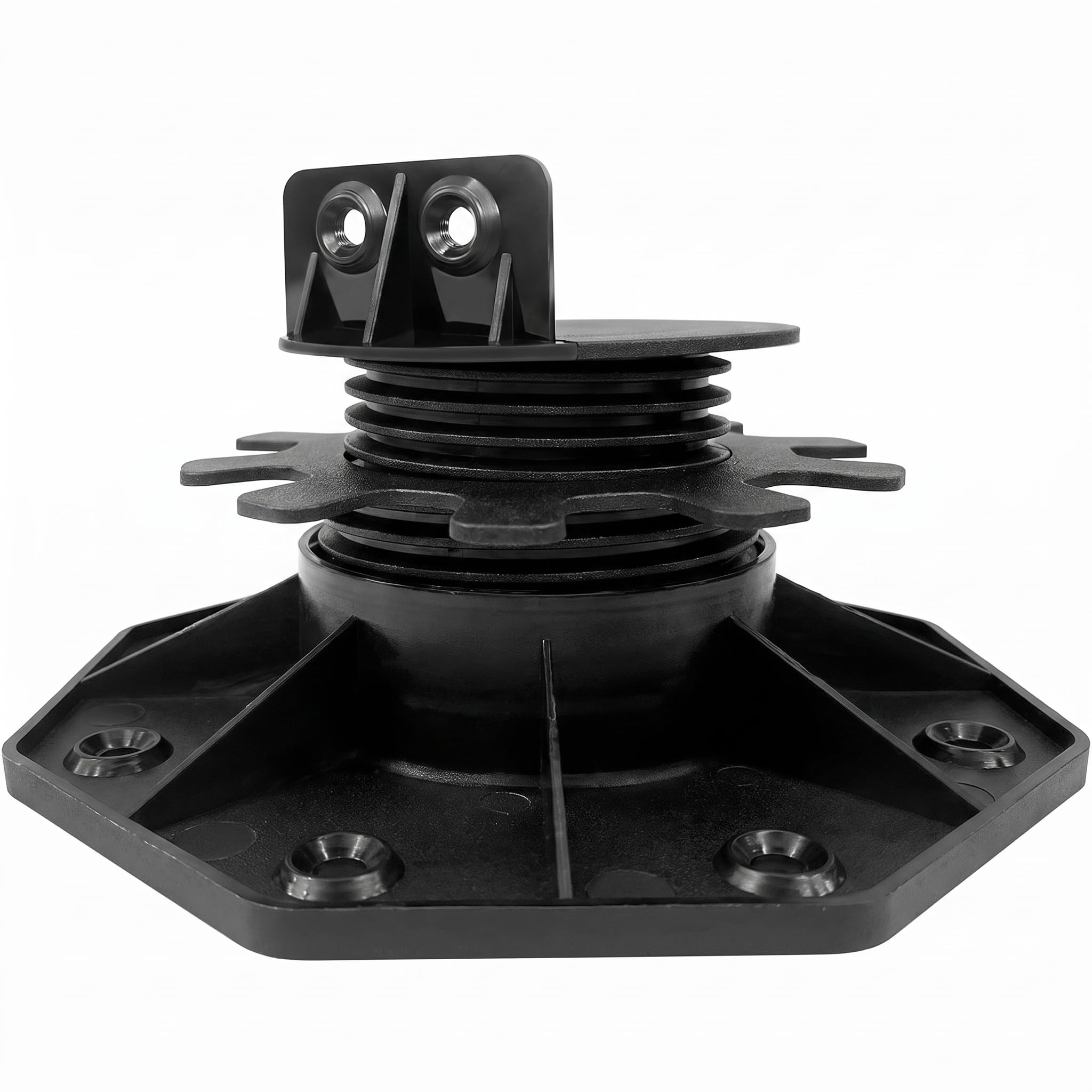 10​Pack Adjustable Decking Supports 30-60mm Decking Riser Feet for Leveling
