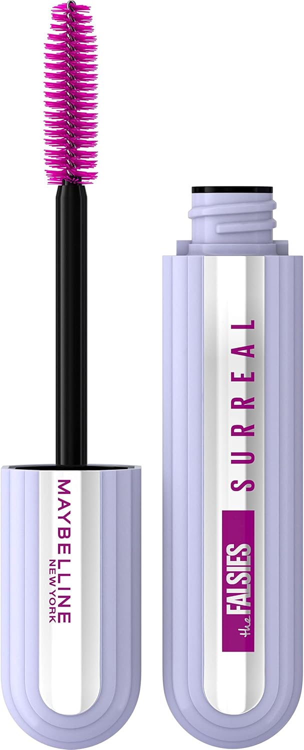 Maybelline New York Mascara Falsies Surreal, Per Ciglia dall'Effetto Extensions, Tenuta Fino a 24H, Con Scovolino ad Elica, 10 ml