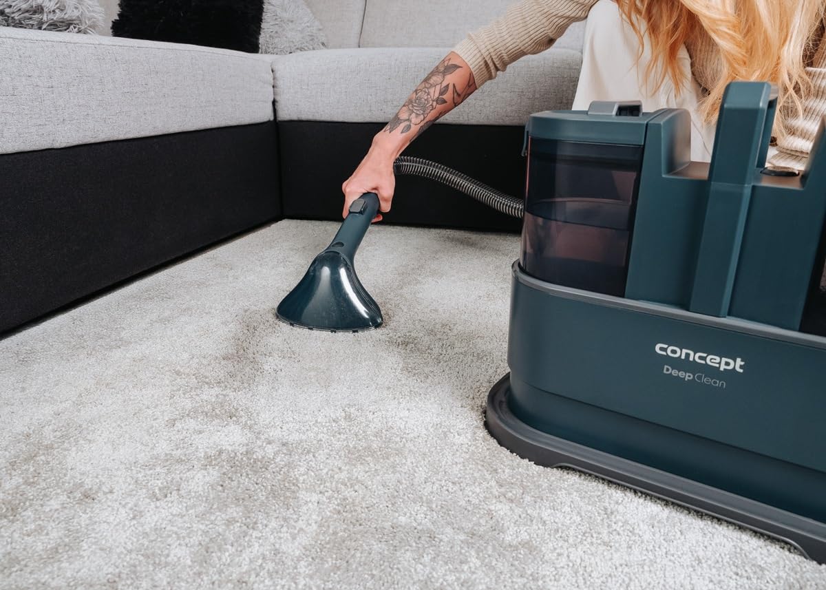 Concept TP2010 Teppichreiniger DEEPCLEAN 450 W, Wasserblau