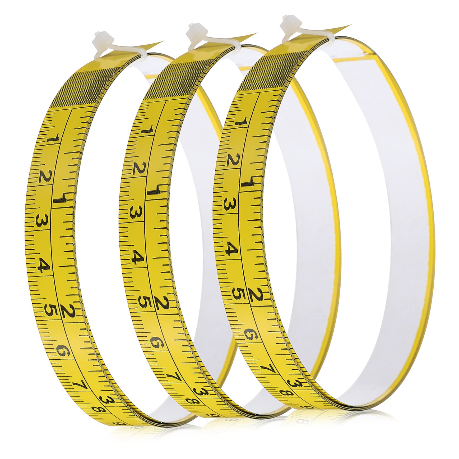 UPKOCH 4 Sets 12 Klebeband-maßband Für Tischkreissäge Lineal Aus Kohlenstoffstahl Mit Großen Markierungen Für Zimmerei Und Schneiderei 3 Stück * 4