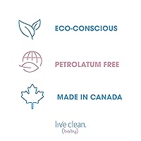 Vista 5 de Live Clean Champú y lavado orgánico ecológico para bebés 25.4 fl oz (25 fl oz)