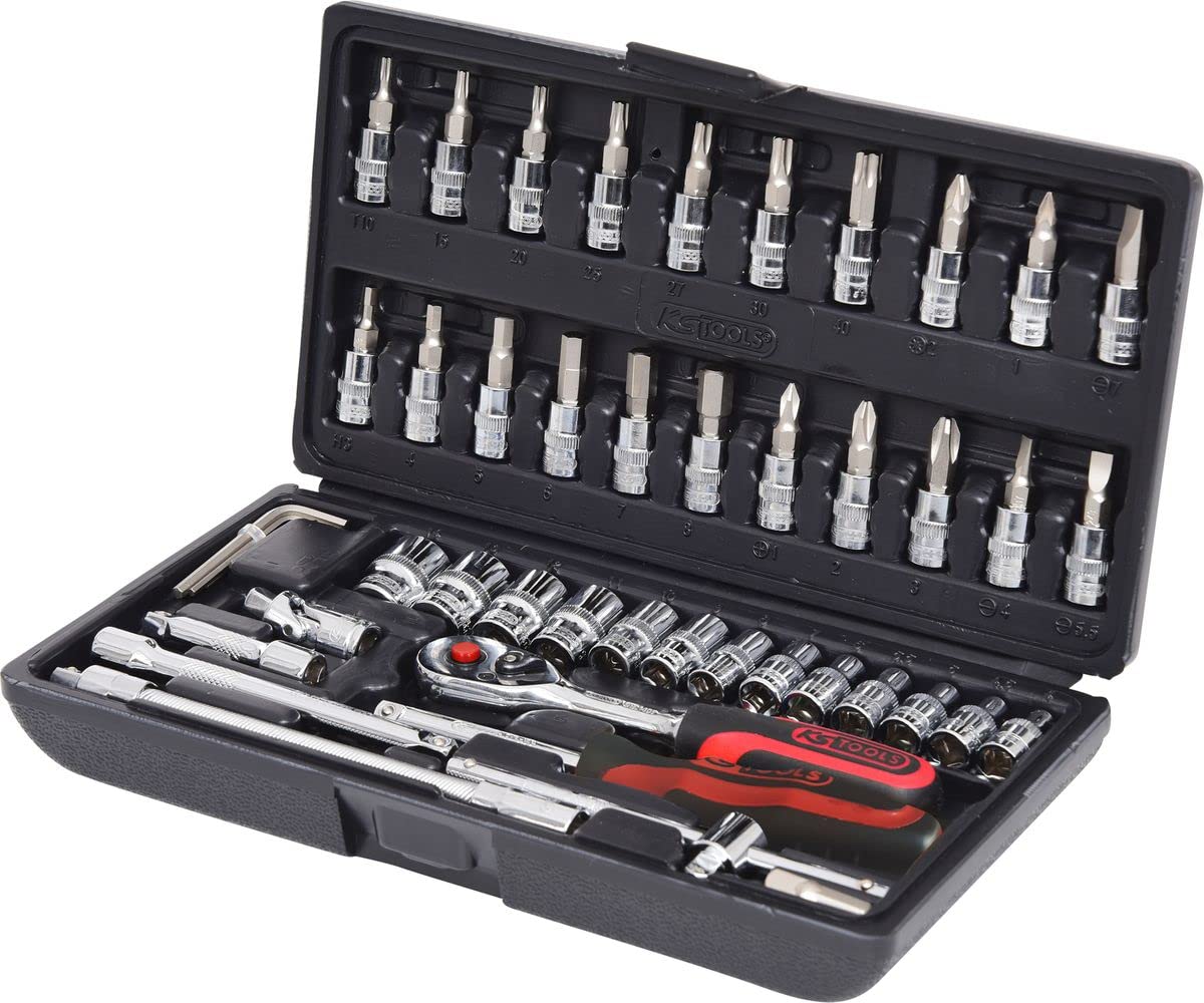 KS TOOLS jeu de douilles 1/4" CHROMEplus, 48 pièces 918.0648