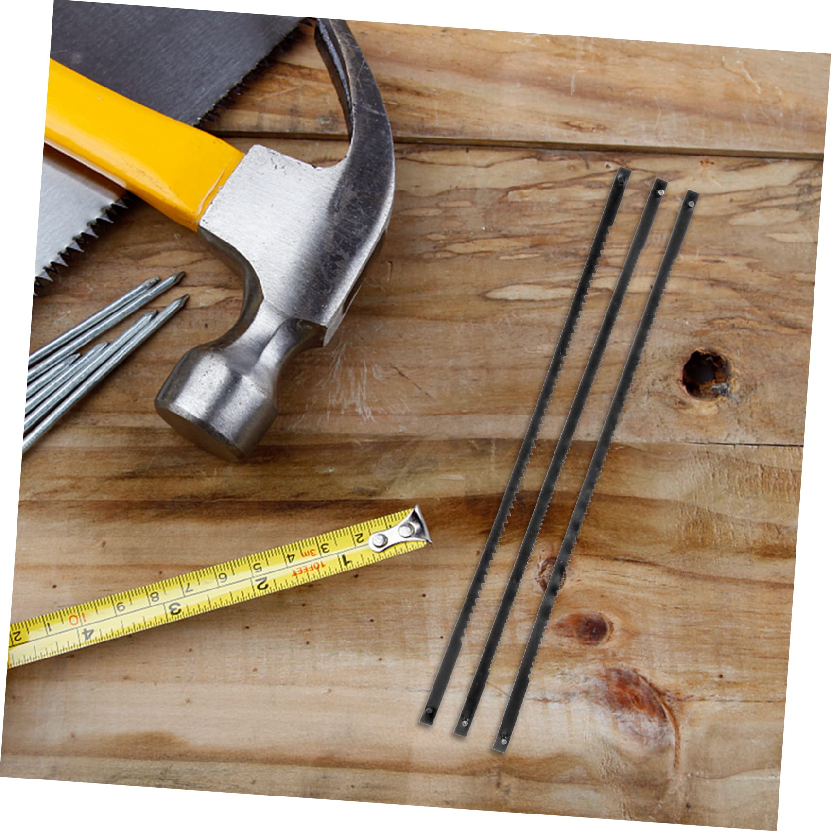 Set di Lame per Seghetto Alternativo a Perno 36 Pezzi Nero | Acciaio al Carbonio, Assortimento 5, 2 Pollici Passo 5 Pollici, per Legno e Metallo Tenero