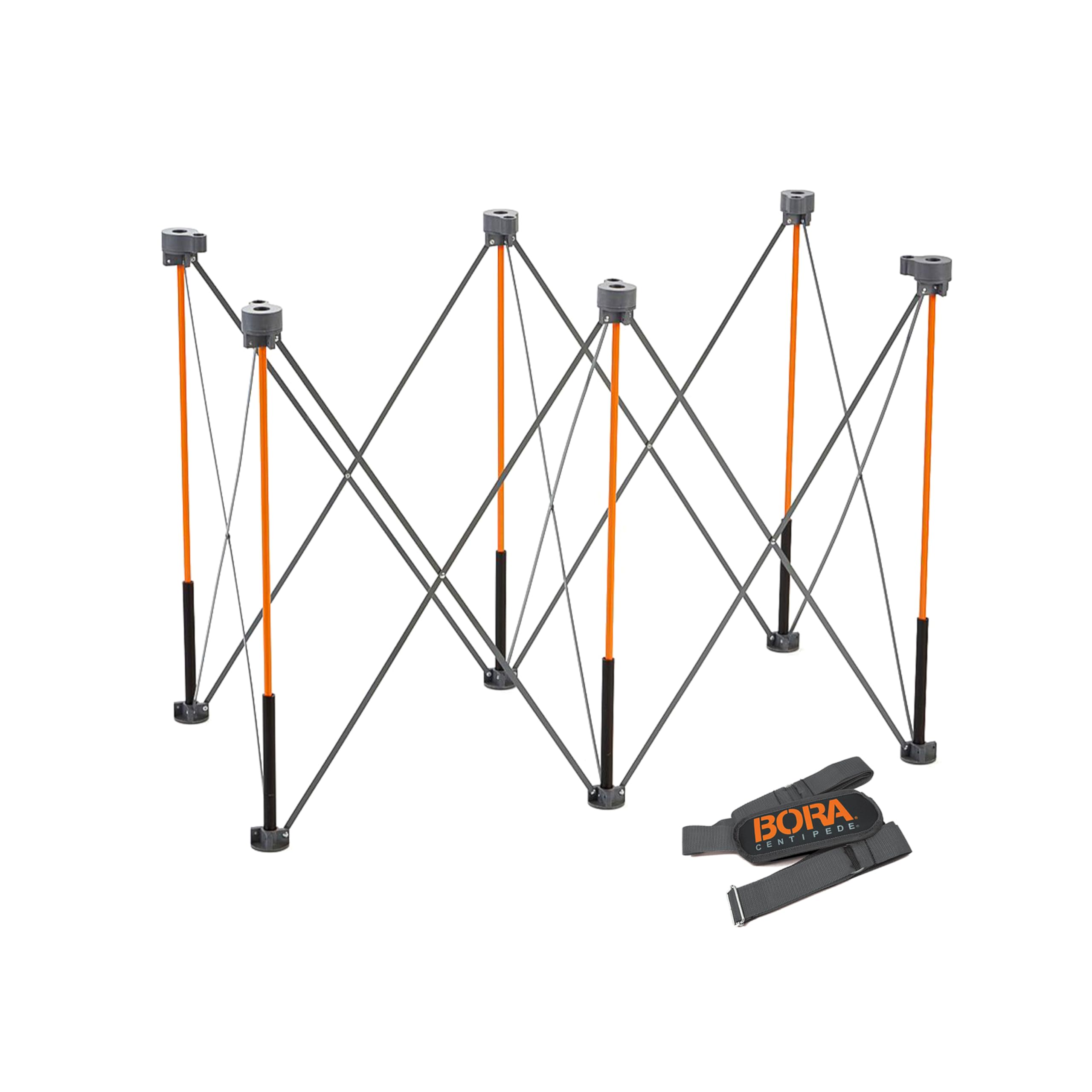 Bora Centipede CT6 Support de Travail Pliable Portable de 91,4 cm de Haut avec Sangle de Transport, établi Pliable, Table de Construction, Support, chevalet, 61,4 x 1,2 m, Hauteur de Travail de 91,4