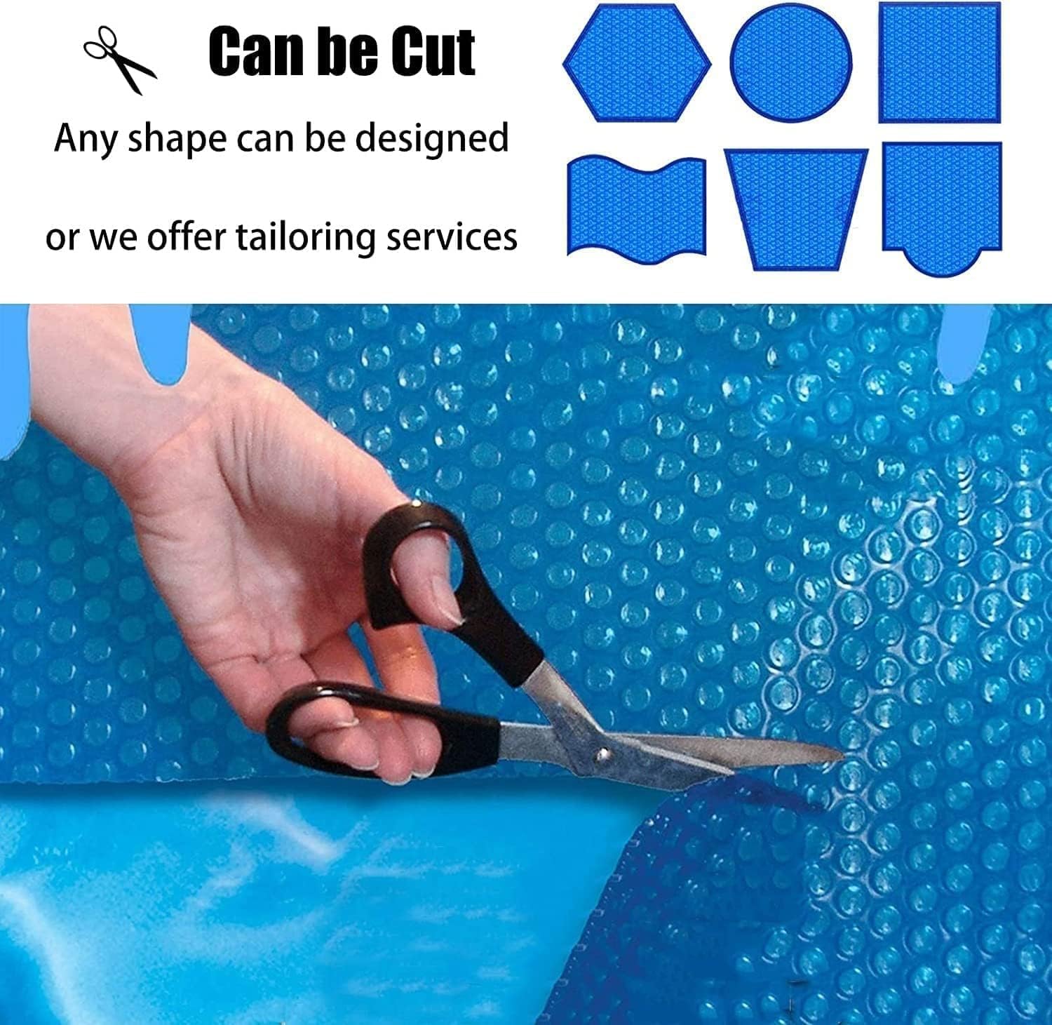 Generic バブルソーラーカバー 3フィート/6フィート/10フィート/13フィート/16フィート/20フィート/26フィート幅直角防塵スイミン