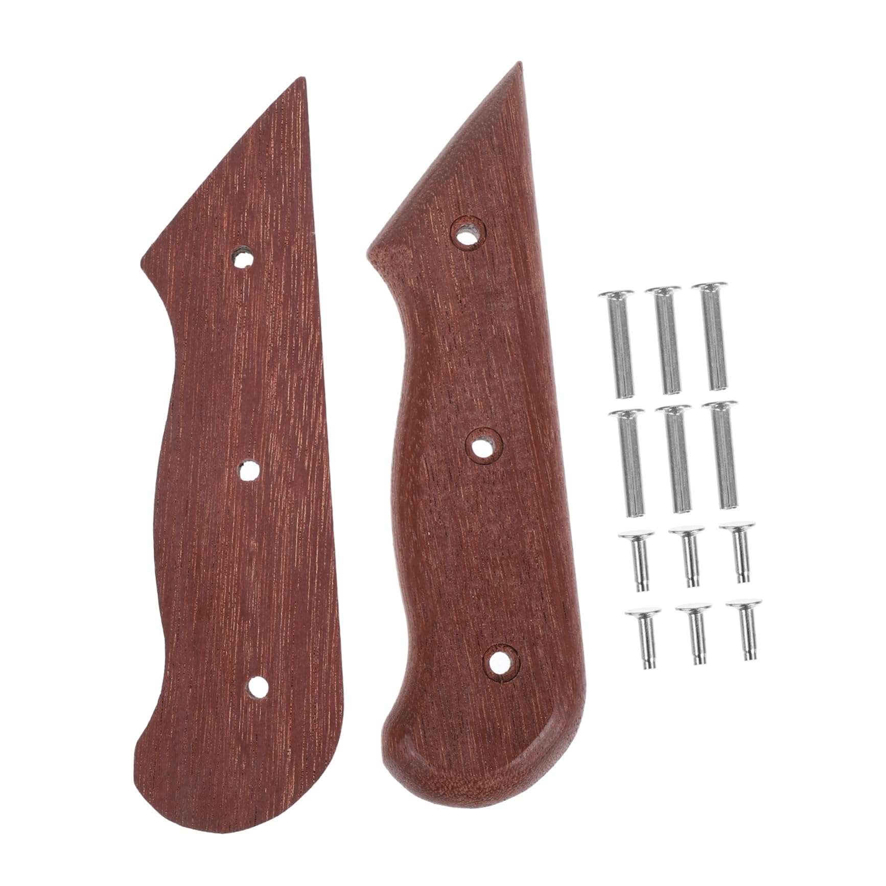 Mango de Fácil Cortador Madera para Reemplazo de del Cocina y de Empuñadura Ergonómica Cómoda, Accesorios Instalación para Cuchillos Chef en