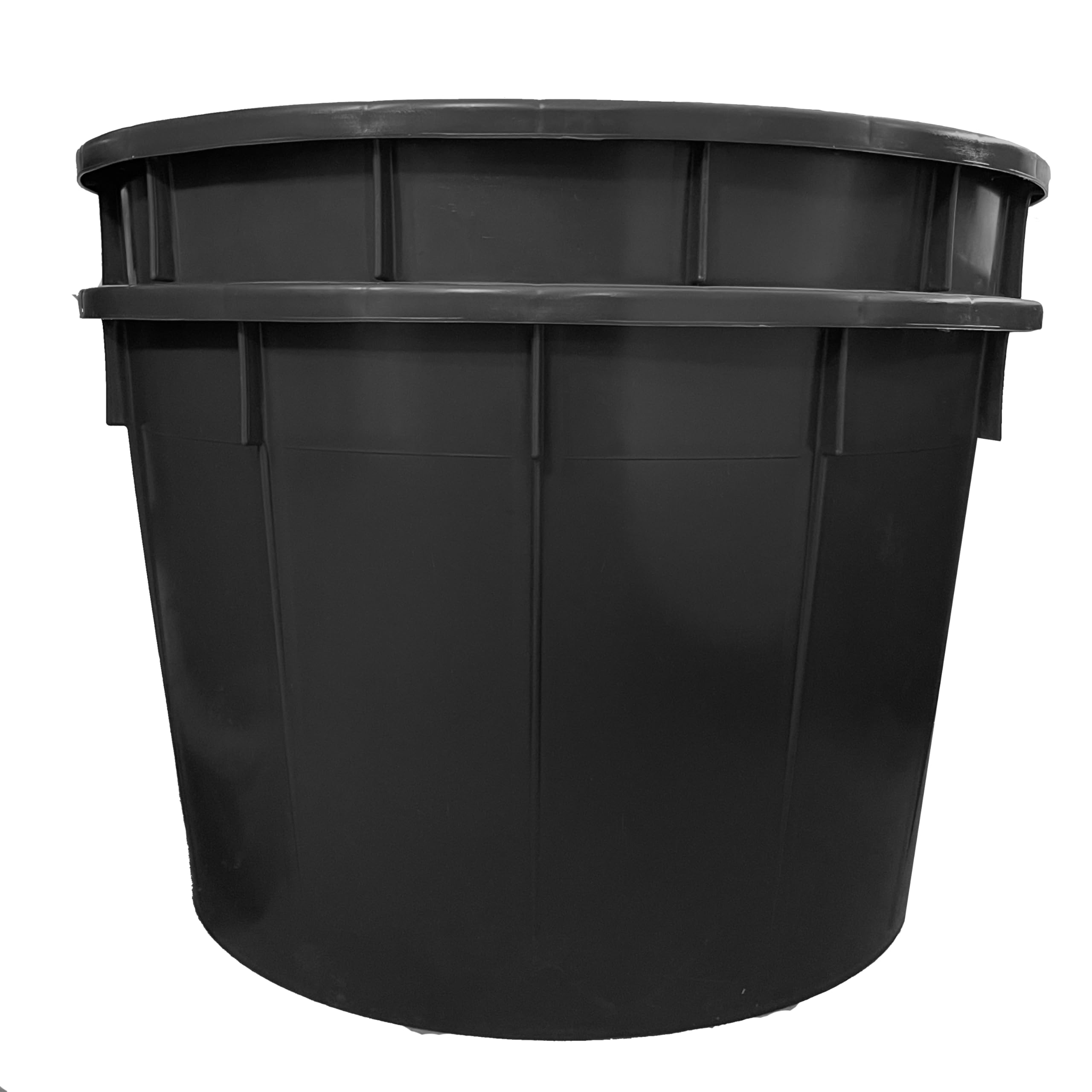 Mobil Plastic - Mastello industriale tondo in plastica 350 litri - nero