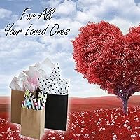 Vista 5 de Qutuus Bolsas de papel marrón con asas, varios tamaños, 120 unidades, bolsas de papel kraft grandes, medianas y pequeñas para negocios, compras